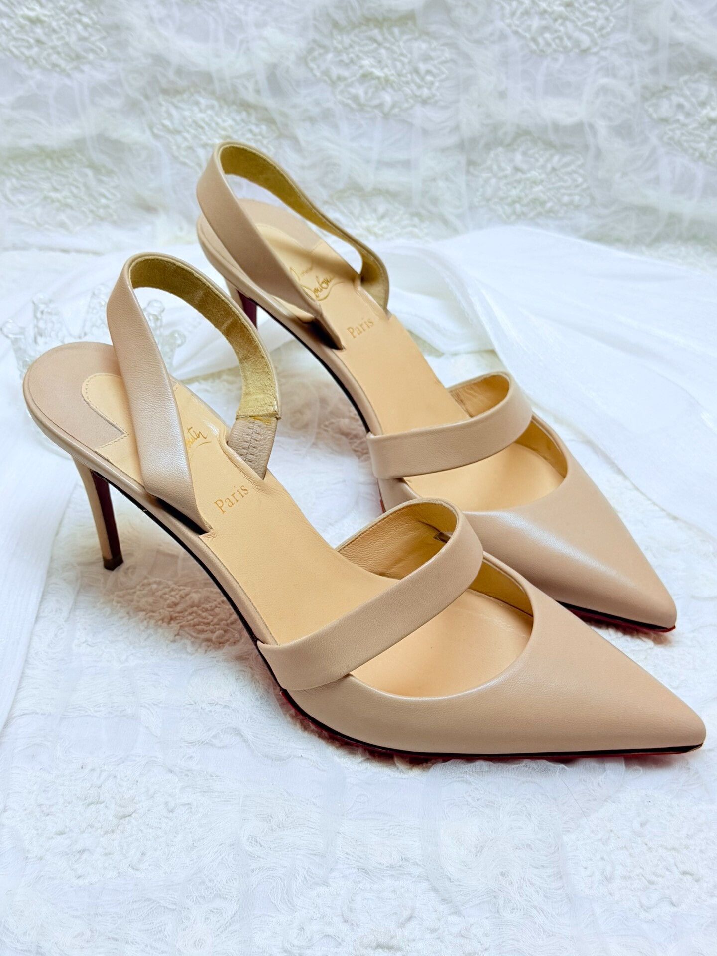 Christian Louboutin Christian Louboutin Red Sandals us_7 Women Size US 7 / IT 37 - 2 Thumbnail