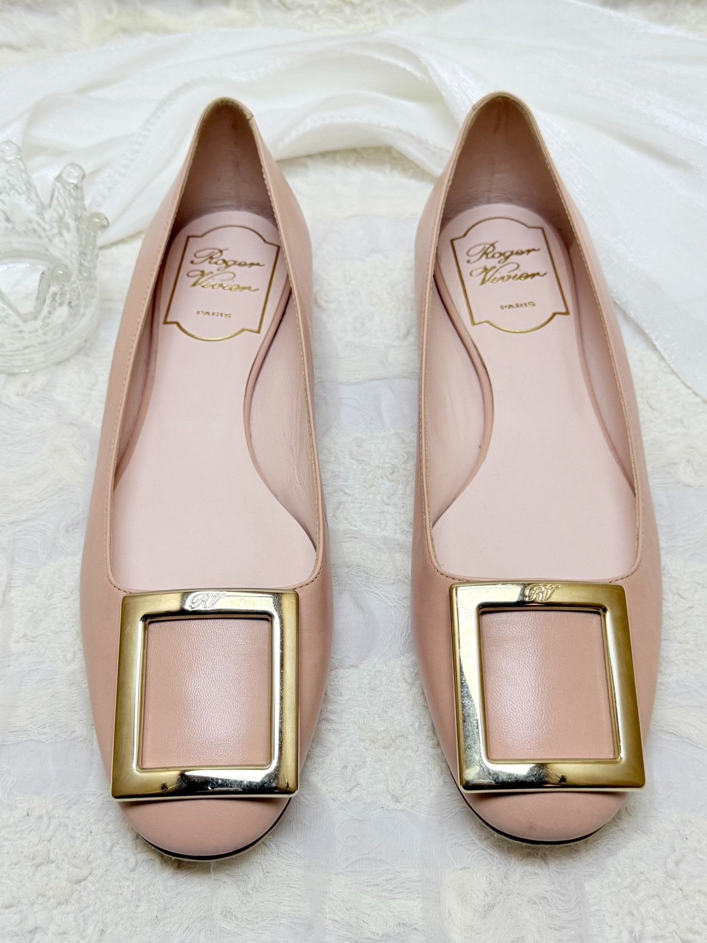 Roger Vivier Roger Vivier Retro Pink Lowtop Sneakers us_5-5 Women Size US 5.5 / IT 35.5 - 3 Thumbnail