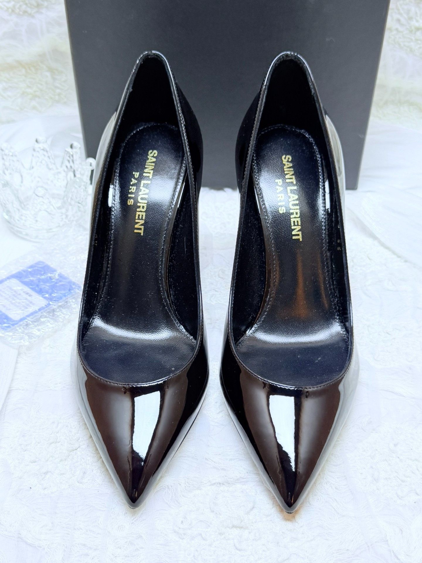 Saint Laurent Paris Saint Laurent Paris Patent Gold Lowtop Sneakers us_5 Women Size US 5 / IT 35 - 5 Thumbnail