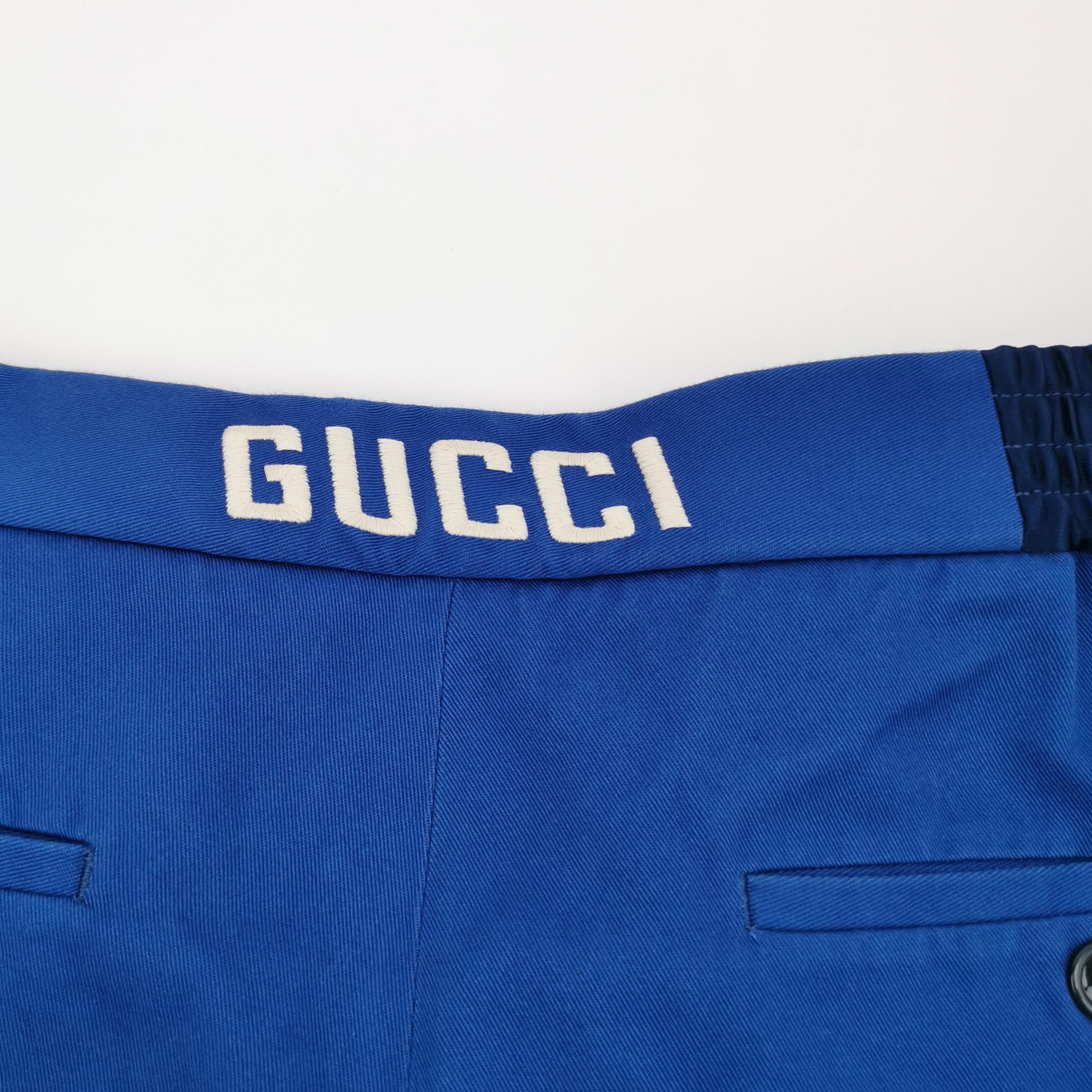 Gucci Gucci Side Stripe Cotton Logo Pants Size 50 Size US 34 / EU 50 - 4 Thumbnail