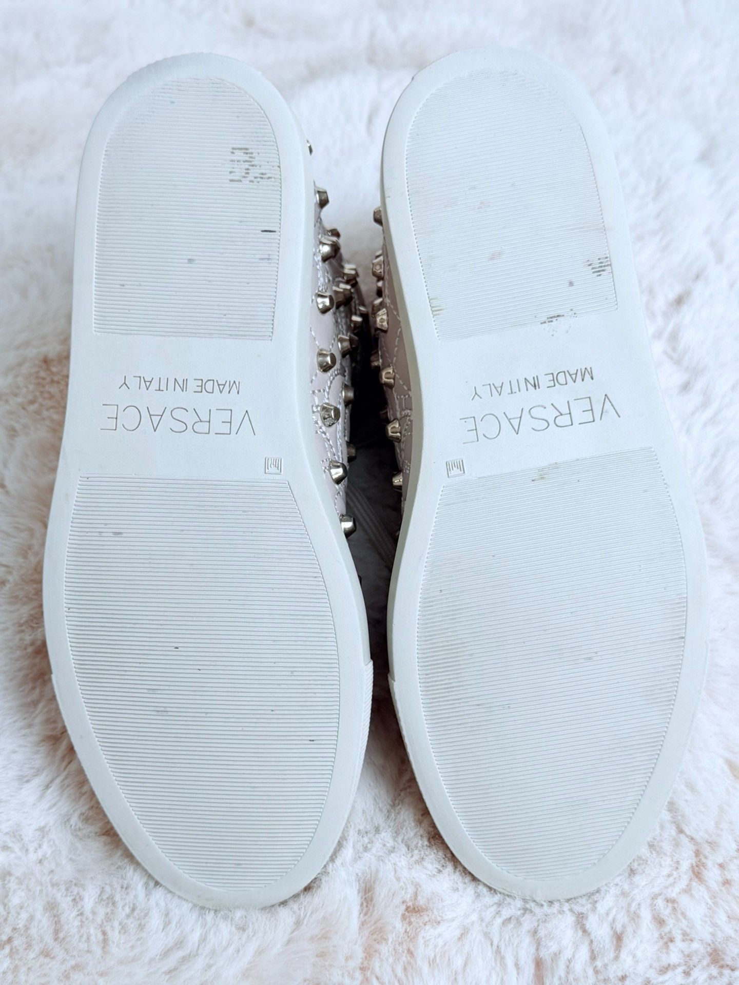 Versace Versace Gray Hitop Sneakers us_5-5 Women Size US 5.5 / IT 35.5 - 6 Thumbnail