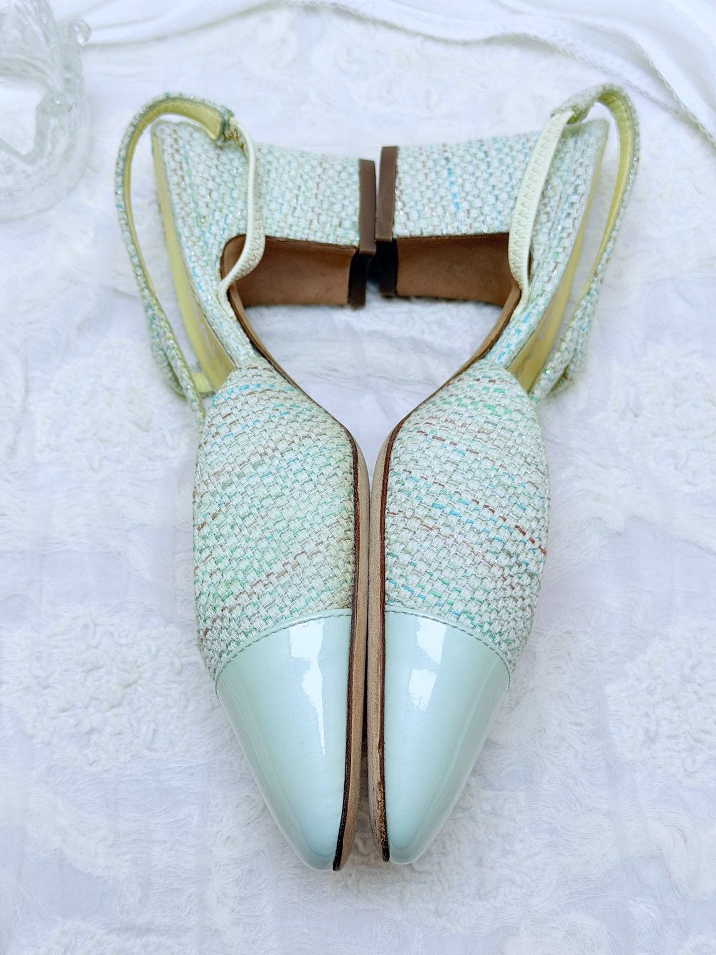 Chanel Chanel Green Sandals it_34-5 Women Size US 4.5 / IT 34.5 - 4 Thumbnail
