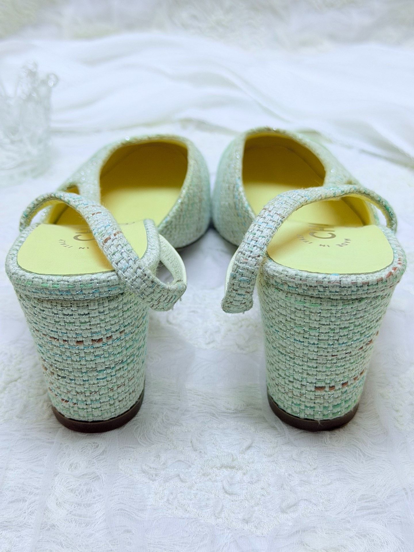 Chanel Chanel Green Sandals it_34-5 Women Size US 4.5 / IT 34.5 - 5 Thumbnail