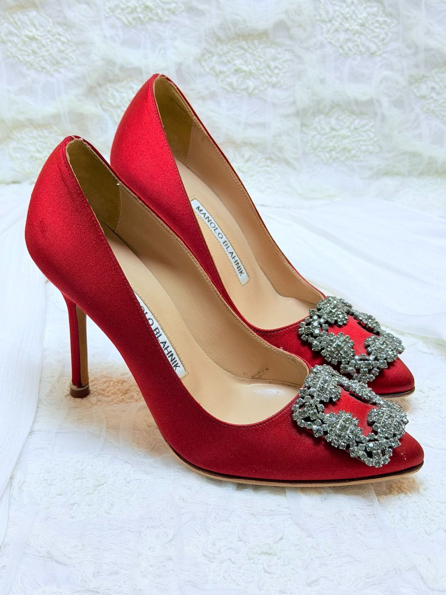 Manolo Blahnik Manolo Blahnik Red Lowtop Sneakers us_5 Women Size US 5 / IT 35 - 2 Thumbnail