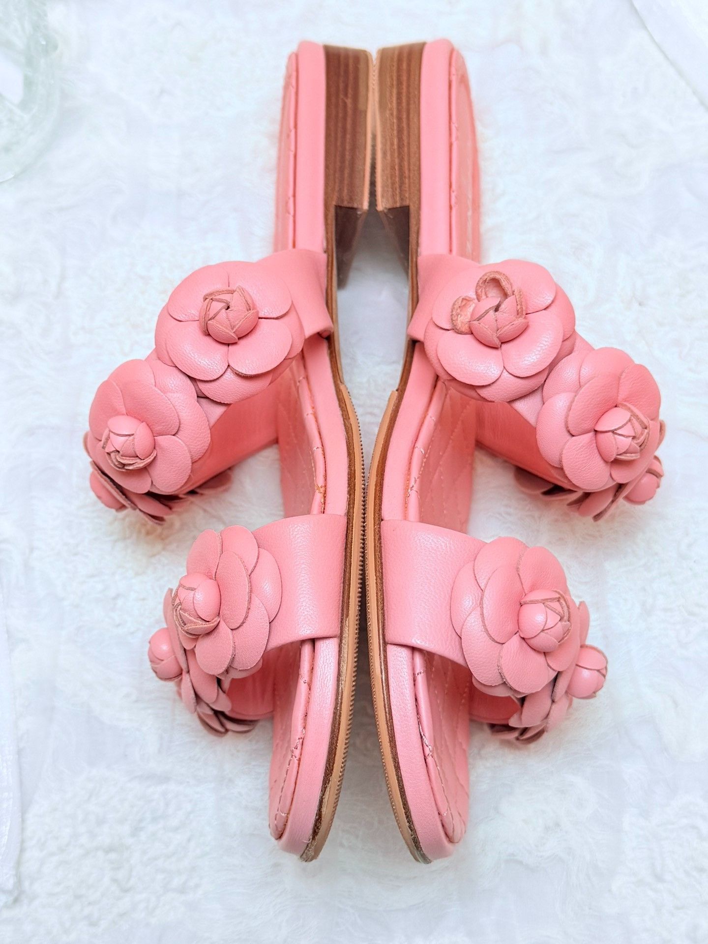 Chanel Chanel Leather Pink Sandals us_7 Women Size US 7 / IT 37 - 4 Thumbnail