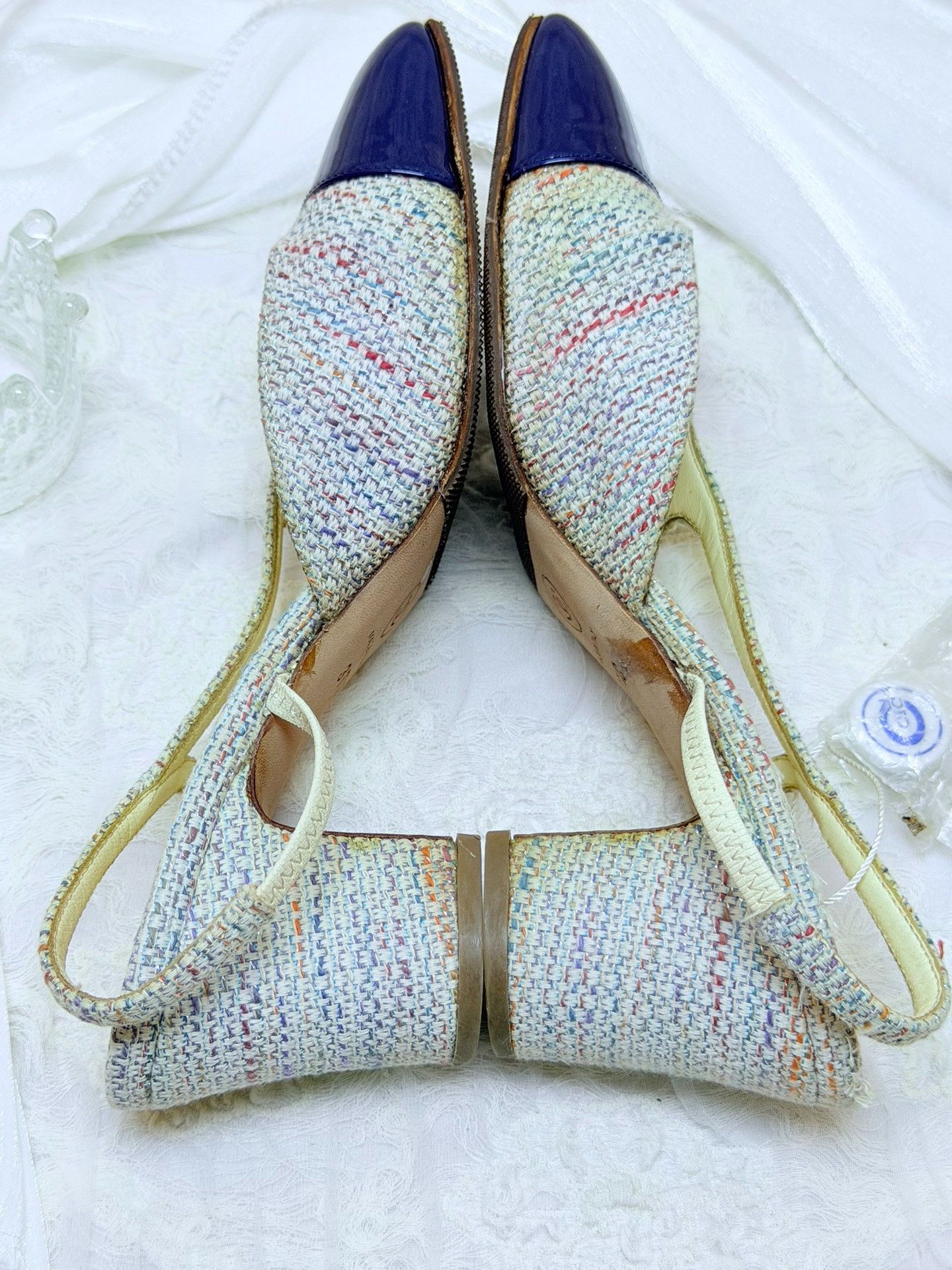 Chanel Chanel Knit Multi Sandals us_7-5 Women Size US 7.5 / IT 37.5 - 5 Thumbnail