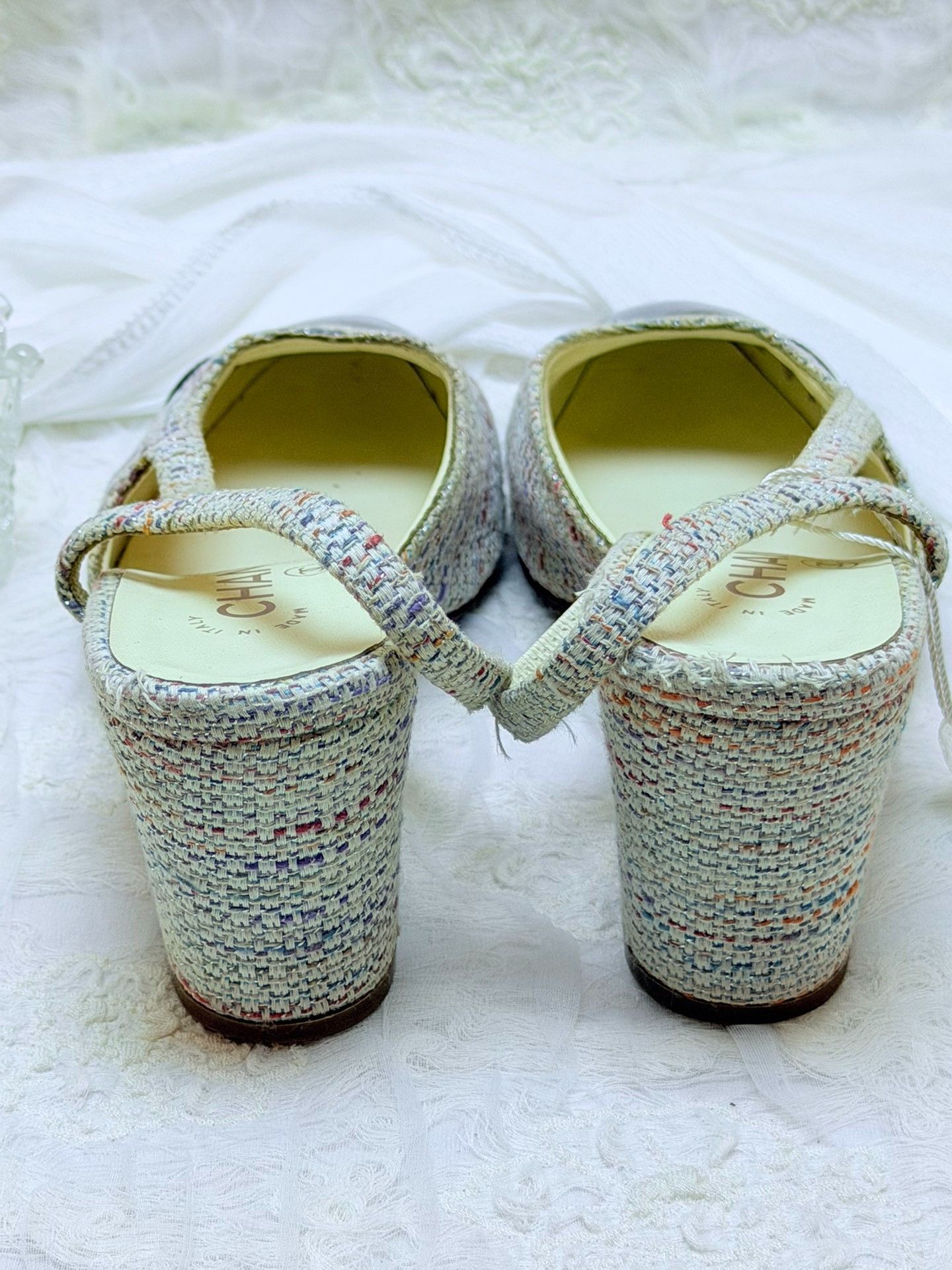 Chanel Chanel Knit Multi Sandals us_7-5 Women Size US 7.5 / IT 37.5 - 4 Thumbnail