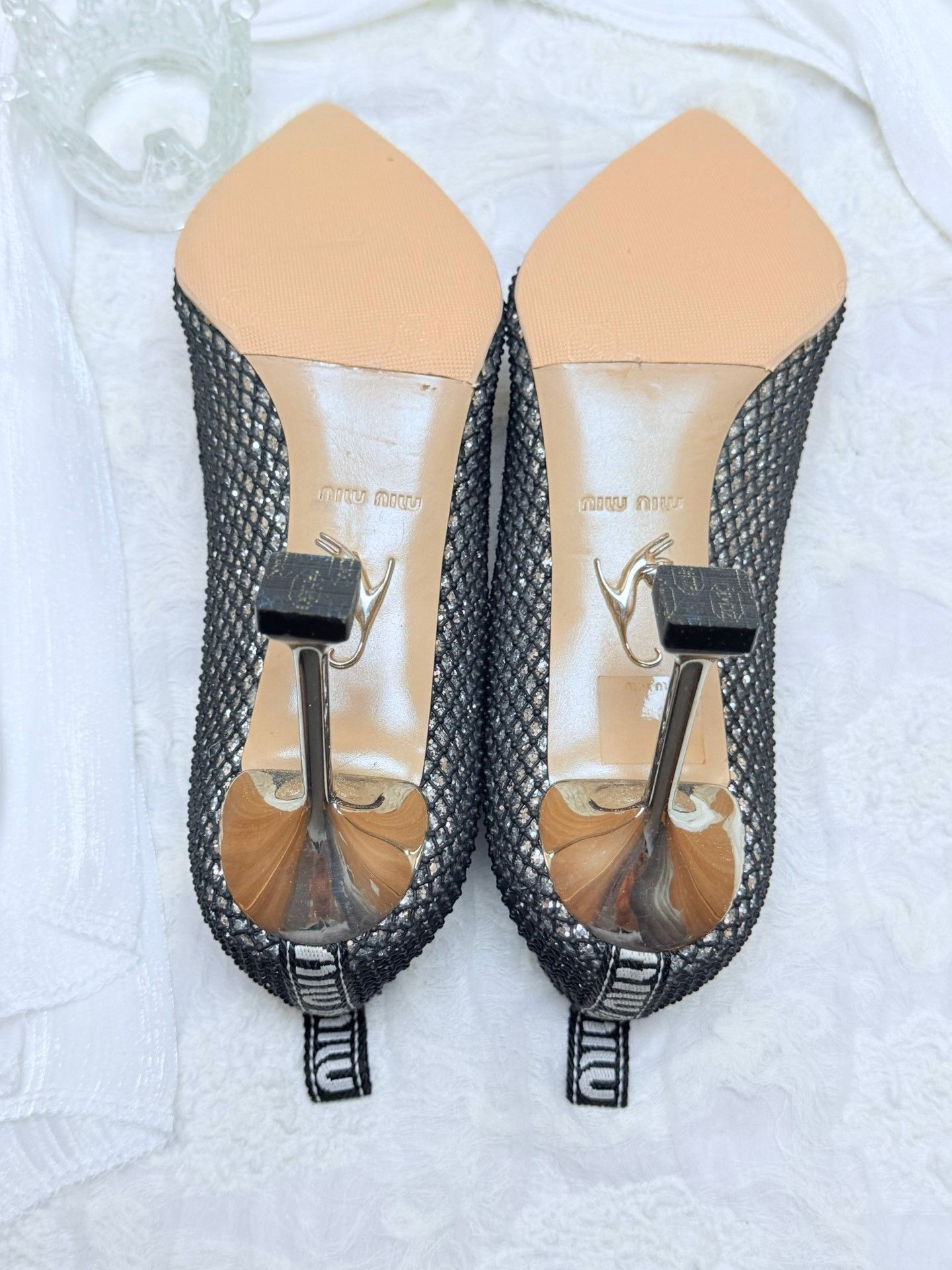 Miu Miu Miu Miu Black Lowtop Sneakers us_6 Women Size US 6 / IT 36 - 6 Thumbnail