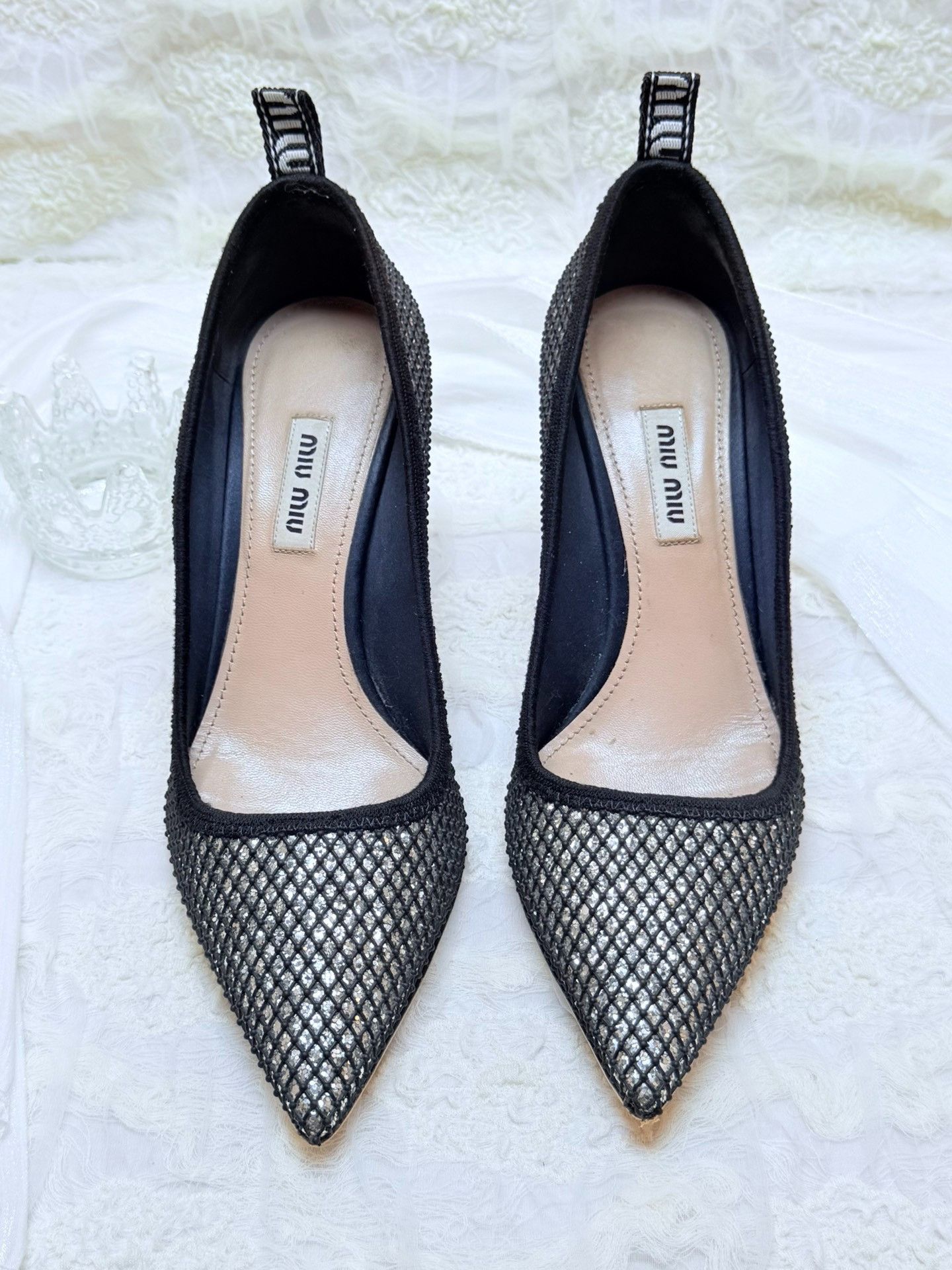 Miu Miu Miu Miu Black Lowtop Sneakers us_6 Women Size US 6 / IT 36 - 3 Thumbnail