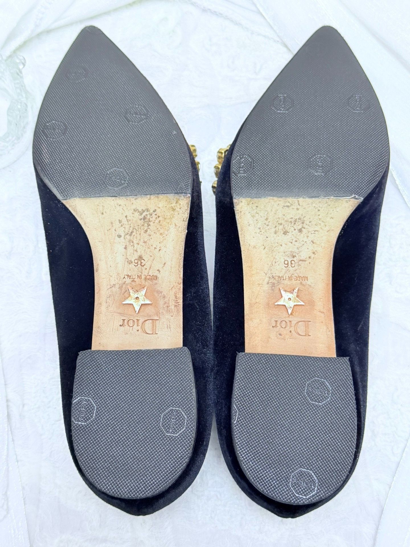 Dior Dior Velvet Black Lowtop Sneakers us_6 Women Size US 6 / IT 36 - 6 Thumbnail