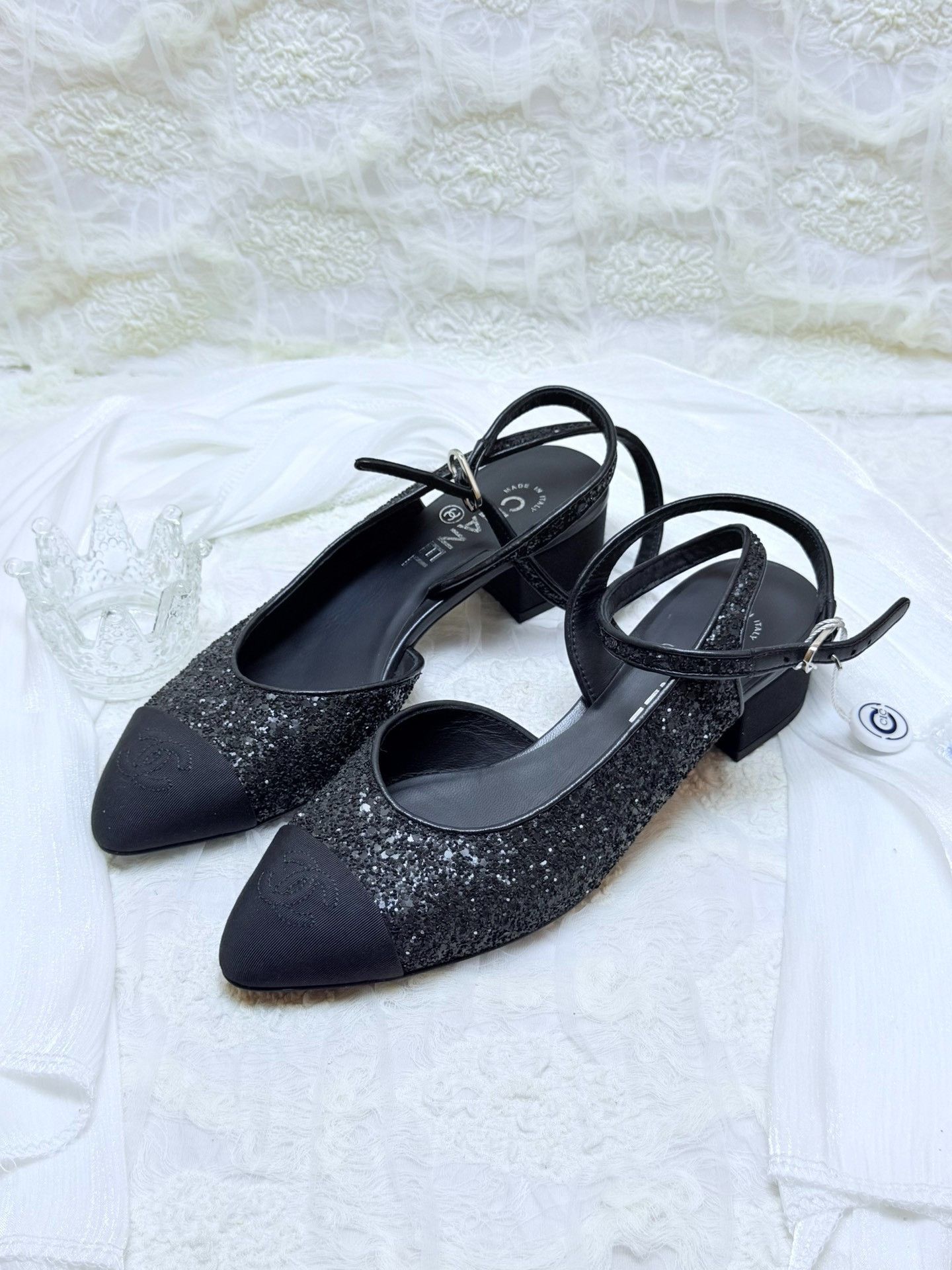 Chanel Chanel Black Sandals us_7-5 Women Size US 7.5 / IT 37.5 - 2 Thumbnail