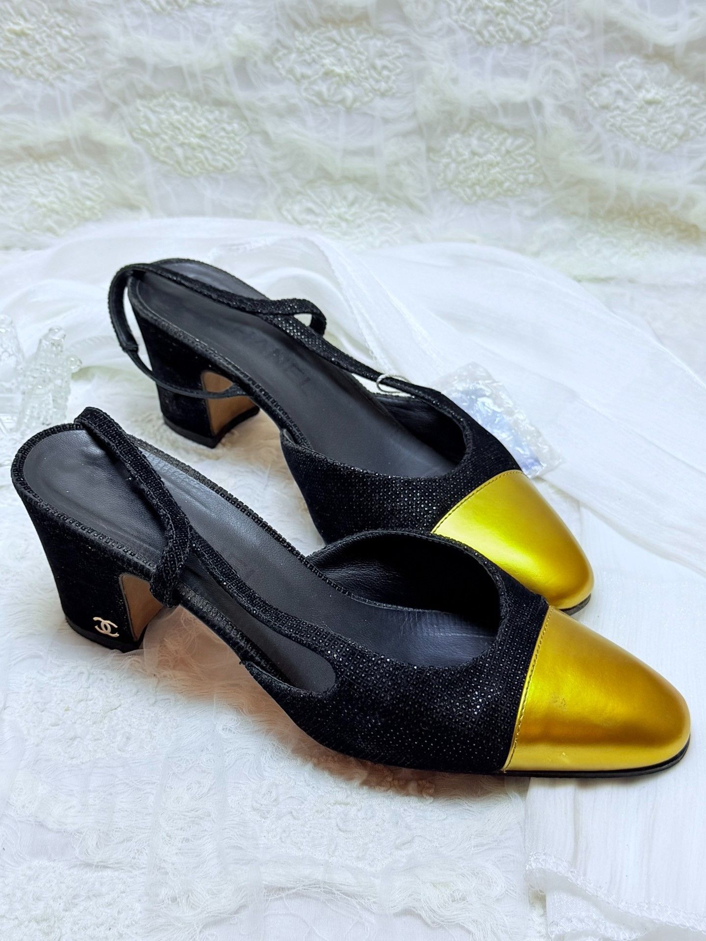 Chanel Chanel Black Sandals us_7-5 Women Size US 7.5 / IT 37.5 - 3 Thumbnail