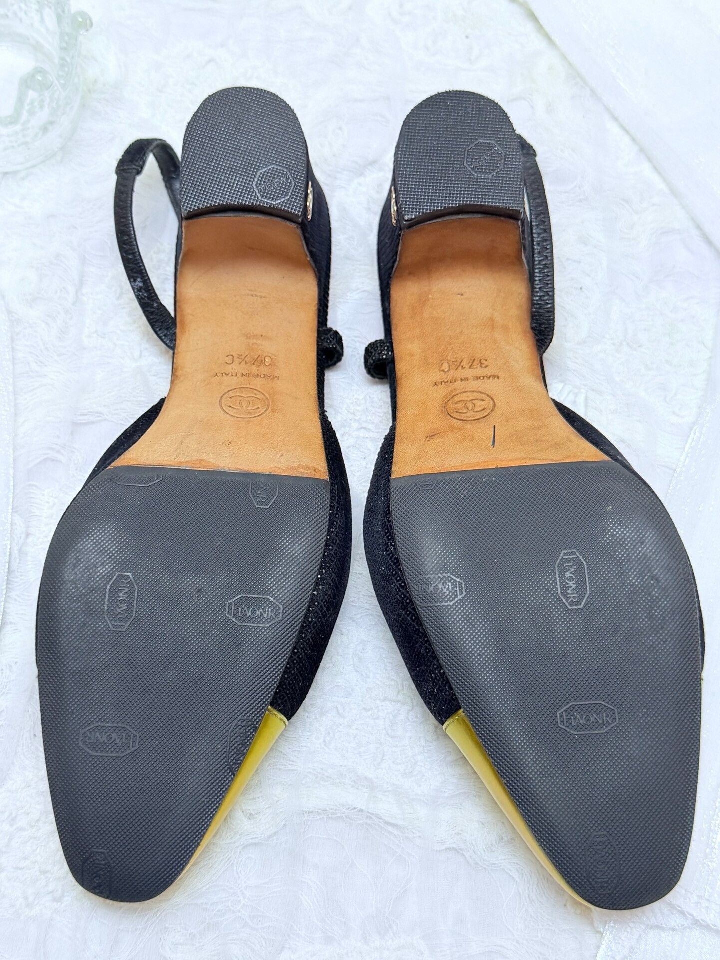 Chanel Chanel Black Sandals us_7-5 Women Size US 7.5 / IT 37.5 - 5 Thumbnail