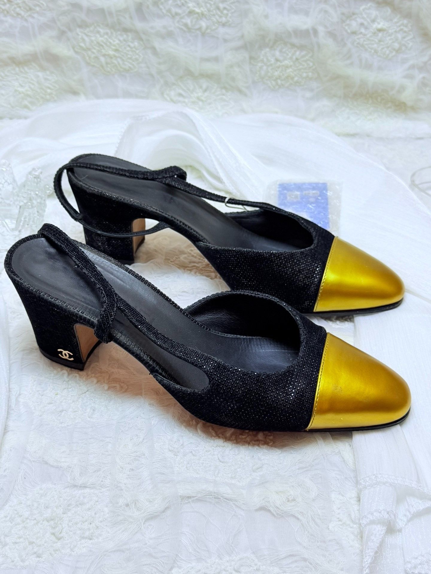 Chanel Chanel Black Sandals us_7-5 Women Size US 7.5 / IT 37.5 - 2 Thumbnail