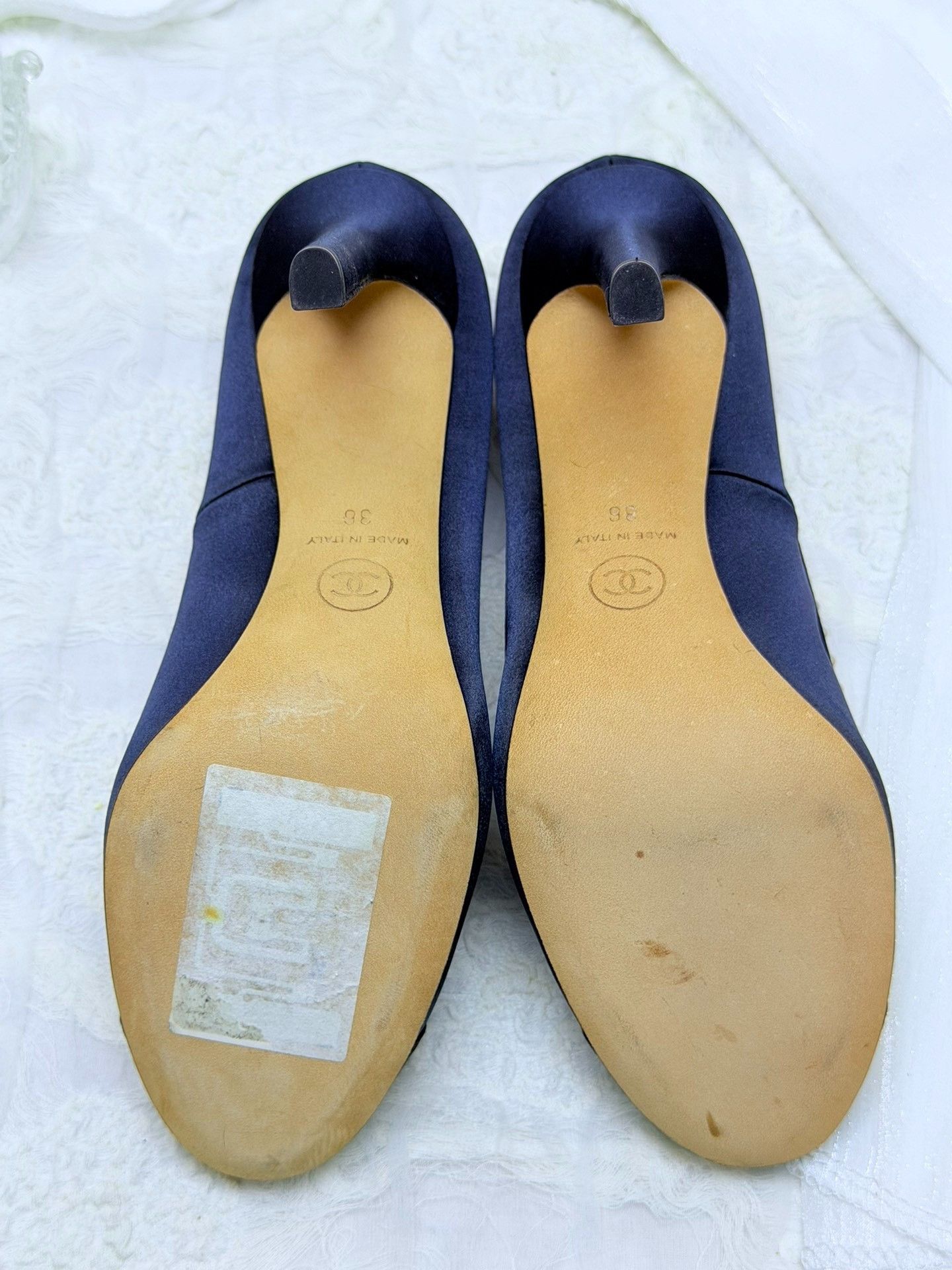Chanel Chanel Blue Lowtop Sneakers us_6 Women Size US 6 / IT 36 - 6 Thumbnail