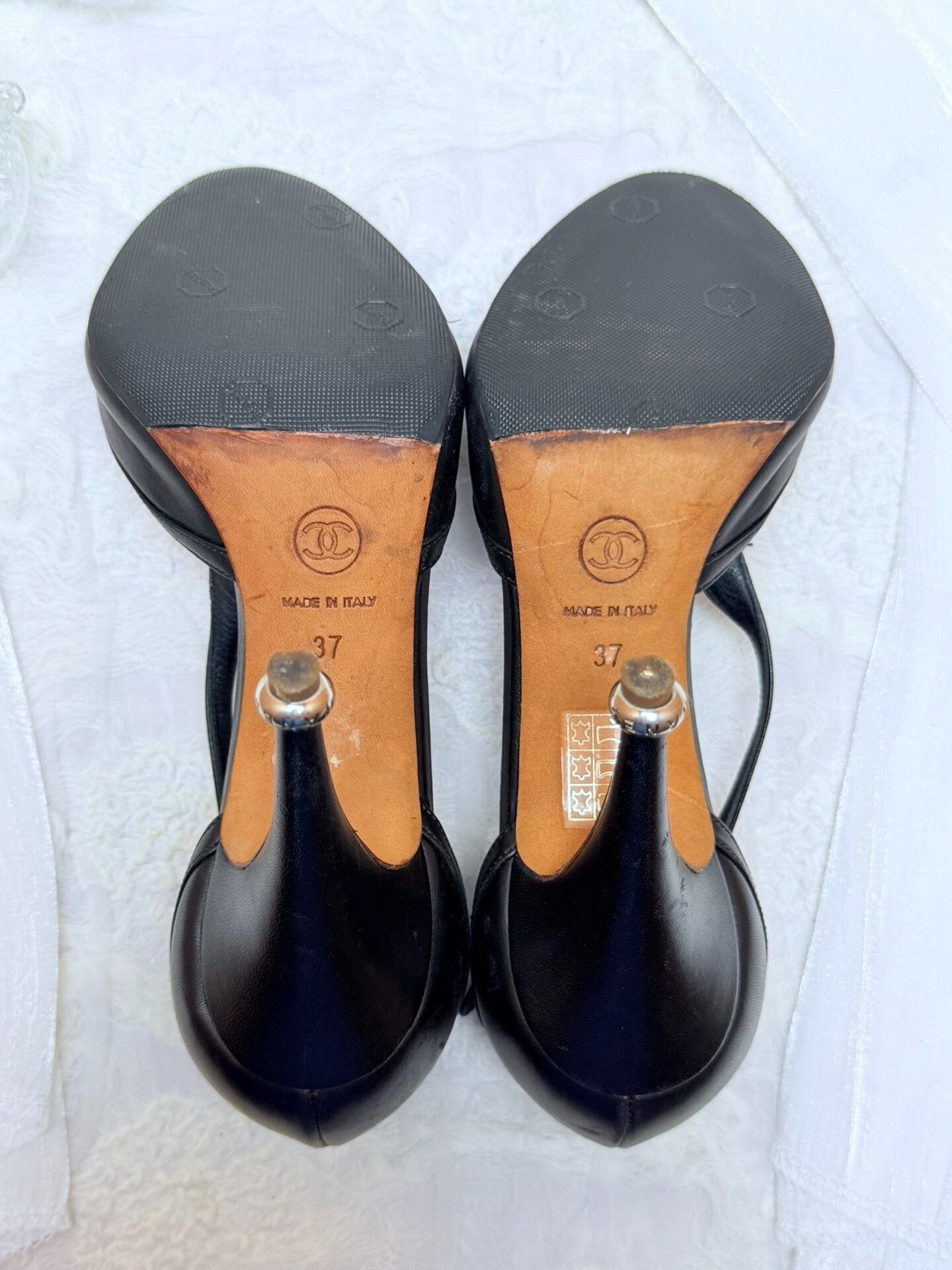 Chanel Chanel Retro Black Sandals us_7 Women Size US 7 / IT 37 - 4 Thumbnail