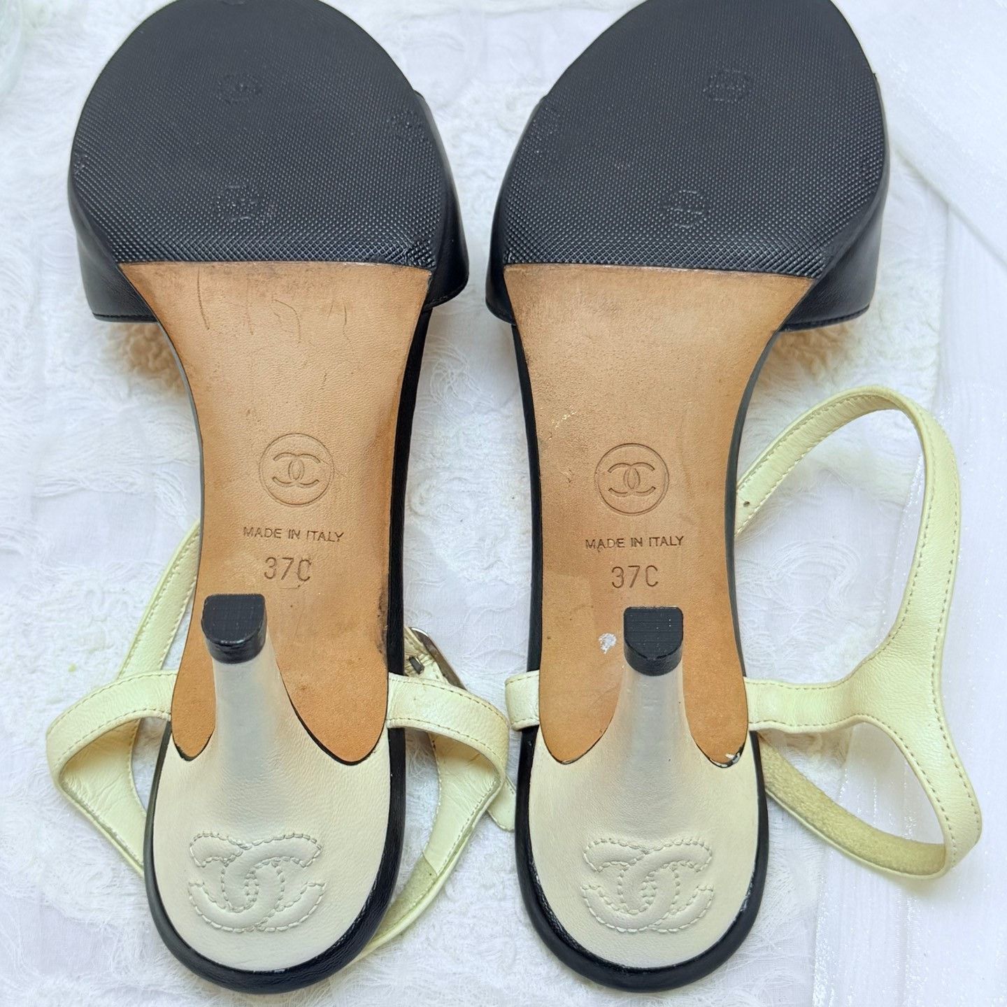 Chanel Chanel Beige Sandals us_7 Women Size US 7 / IT 37 - 5 Thumbnail