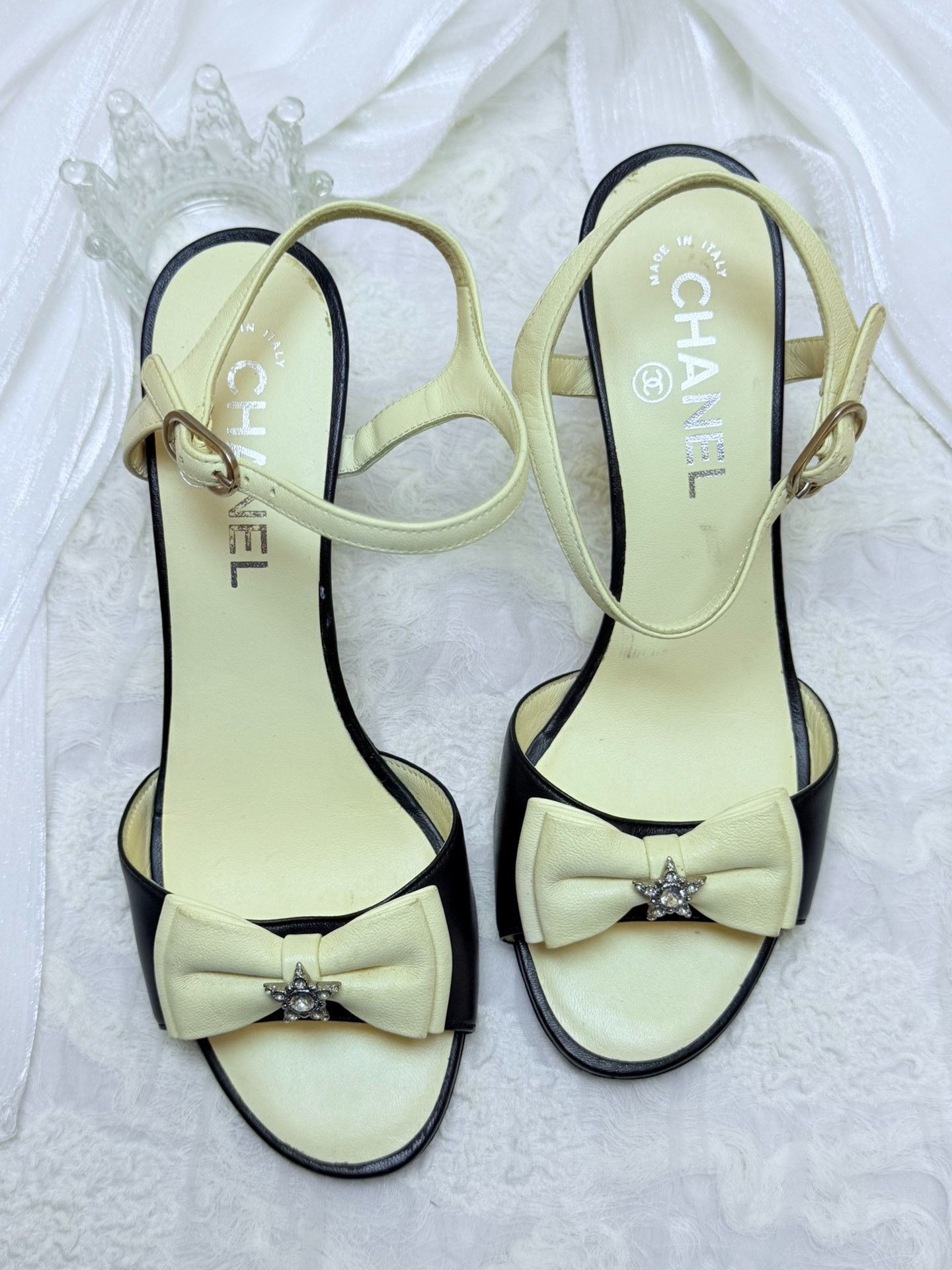 Chanel Chanel Beige Sandals us_7 Women Size US 7 / IT 37 - 3 Thumbnail