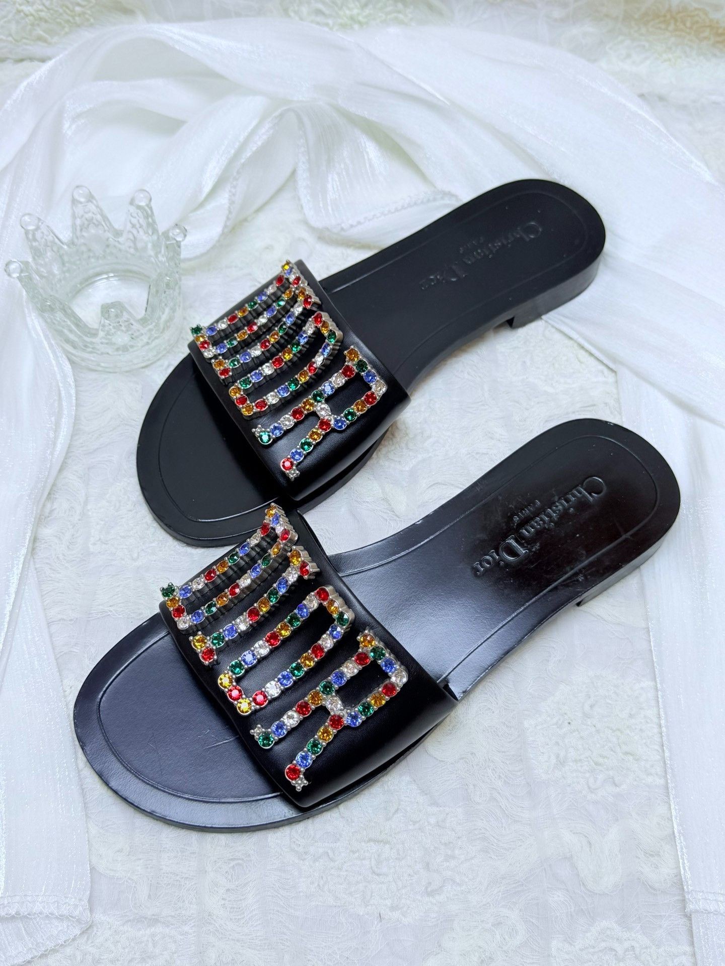 Dior Dior Multi Sandals us_6 Women Size US 6 / IT 36 - 3 Thumbnail