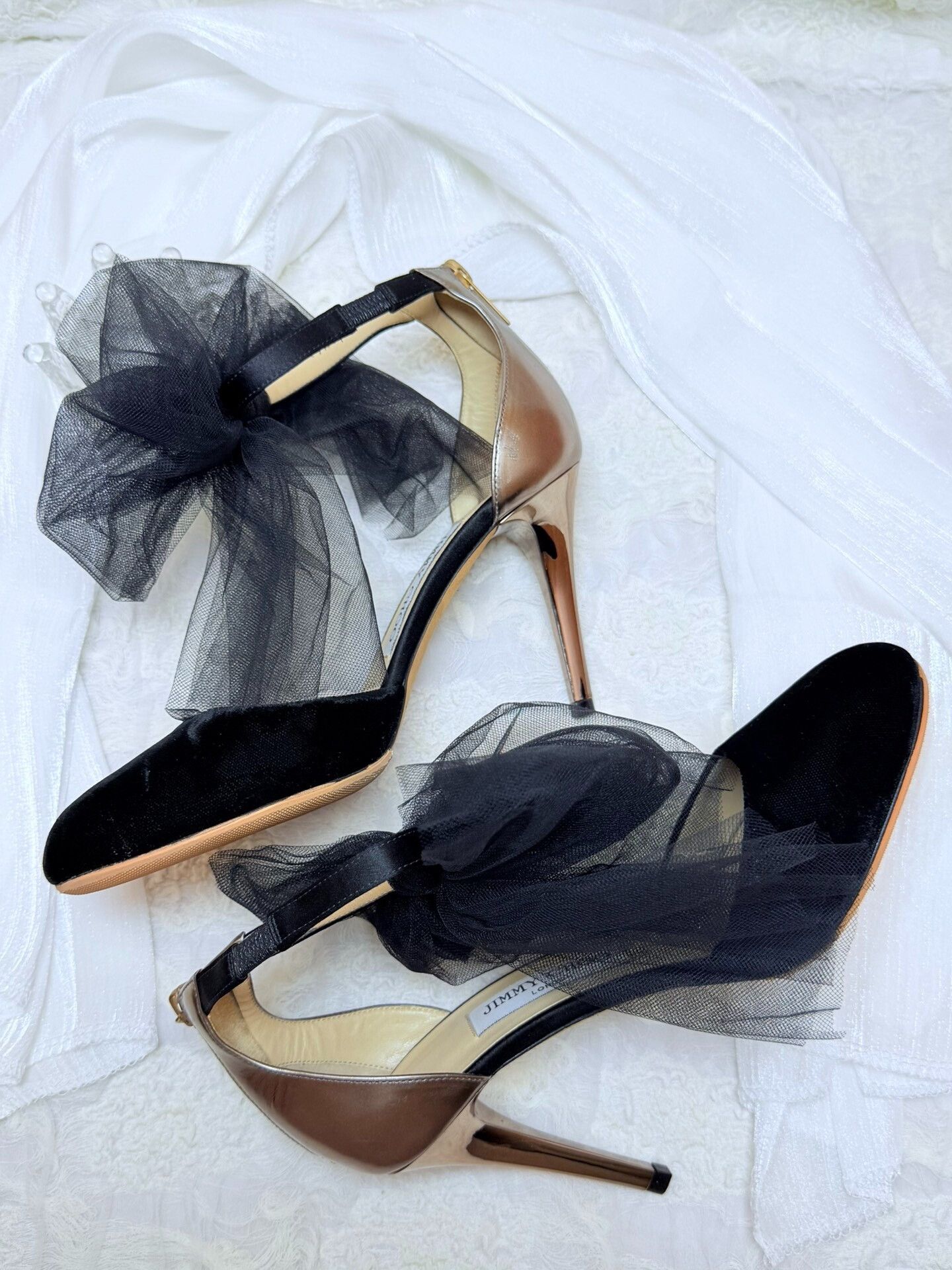 Jimmy Choo Jimmy Choo Velvet Sandals us_7-5 Women Size US 7.5 / IT 37.5 - 4 Thumbnail