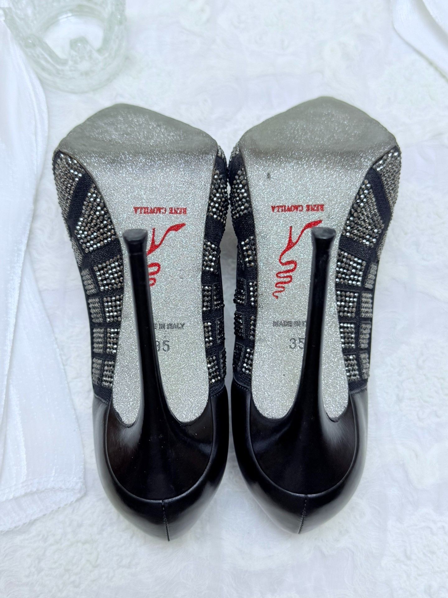 Rene Caovilla Rene Caovilla Black Lowtop Sneakers us_5 Women Size US 5 / IT 35 - 6 Thumbnail