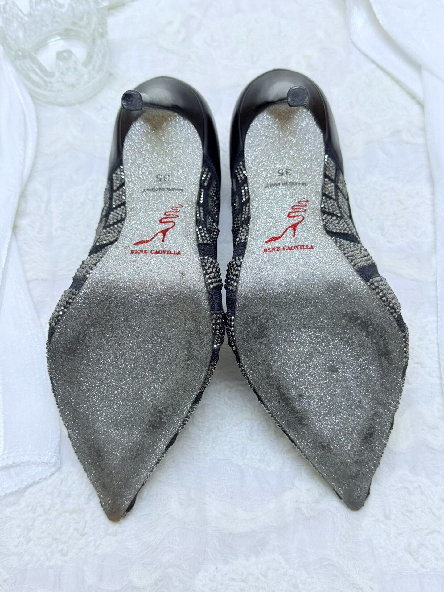 Rene Caovilla Rene Caovilla Black Lowtop Sneakers us_5 Women Size US 5 / IT 35 - 5 Thumbnail