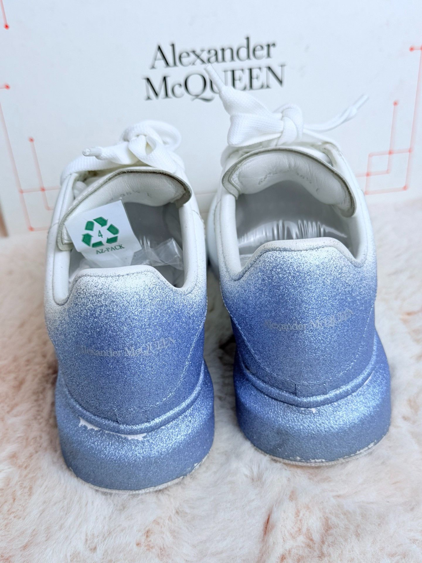 Alexander McQueen Alexander McQueen Tie-Dye Gradient Multi Lowtop Sneakers ... Size US 5.5 / IT 35.5 - 5 Thumbnail
