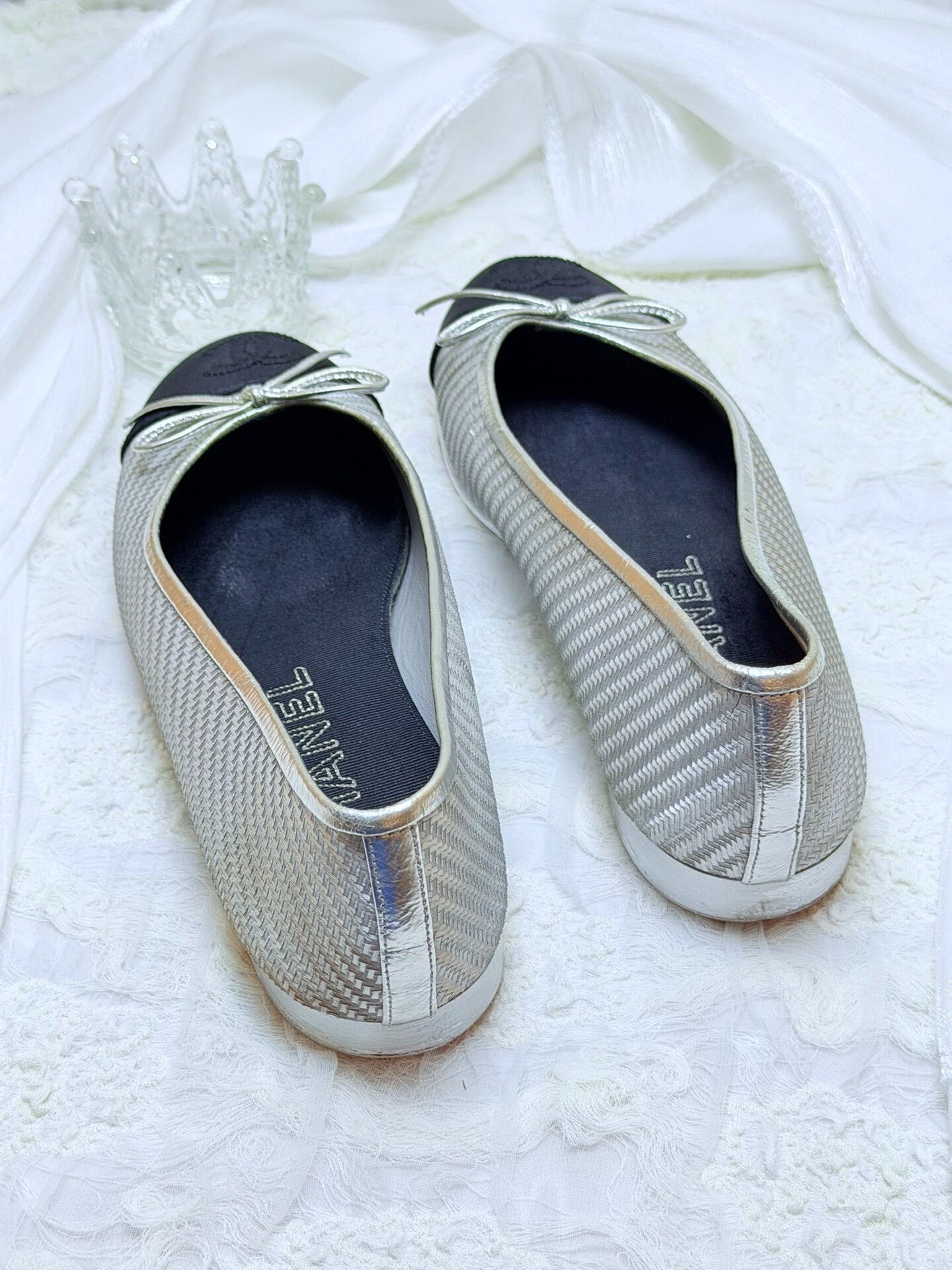 Chanel Chanel Patchwork Silver Lowtop Sneakers us_5-5 Women Size US 5.5 / IT 35.5 - 4 Thumbnail