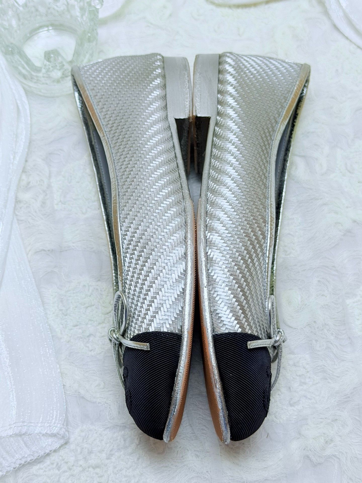 Chanel Chanel Patchwork Silver Lowtop Sneakers us_5-5 Women Size US 5.5 / IT 35.5 - 6 Thumbnail