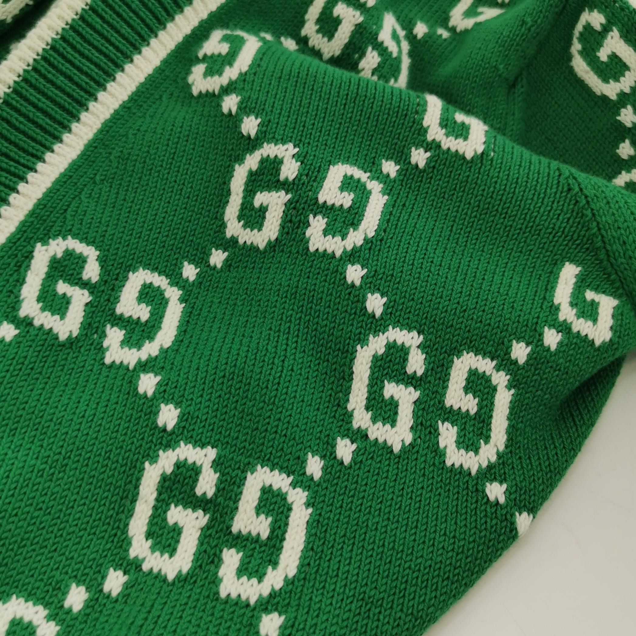 Gucci Gucci GG Monogram V-Neck Cardigan XS Size US XS / EU 42 / 0 - 3 Thumbnail