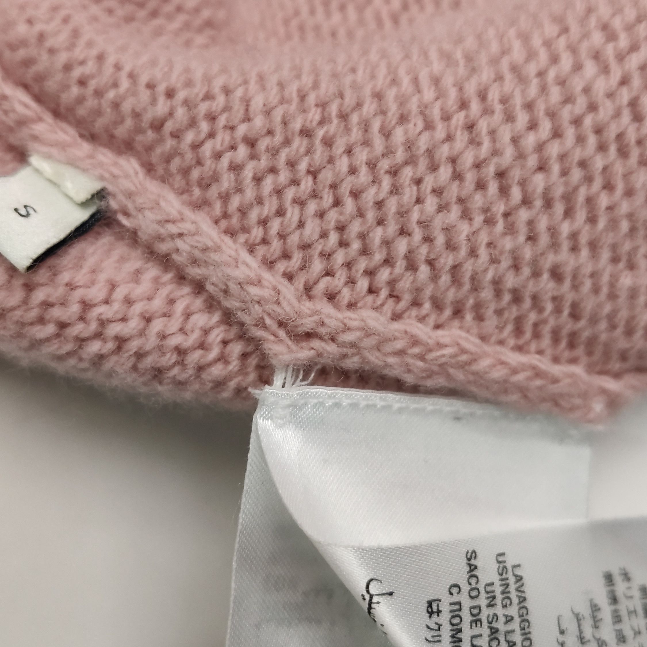 Gucci Gucci Pink Bear Logo Wool Sweater Size S Size US S / EU 44-46 / 1 - 8 Thumbnail