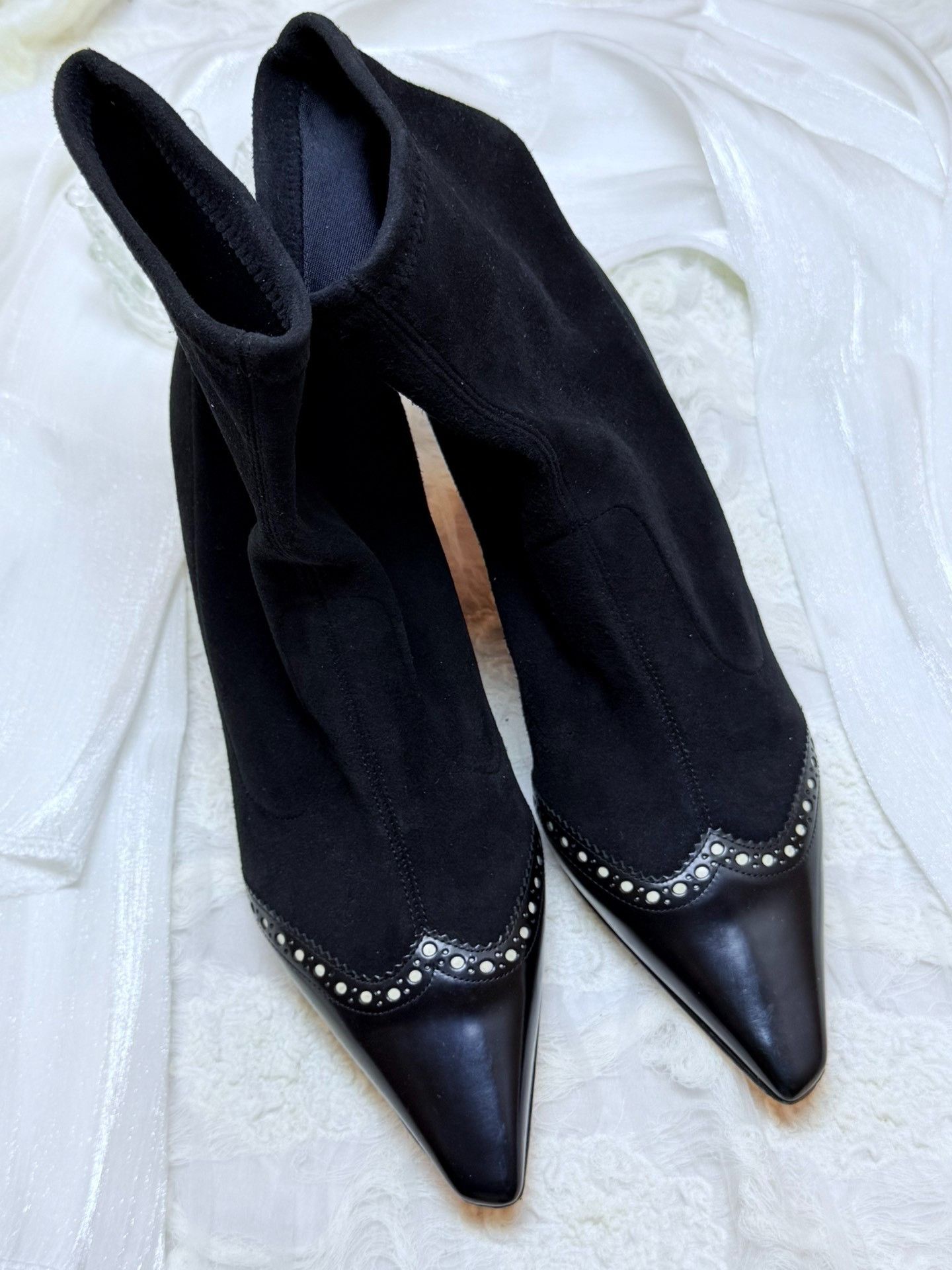Dior Dior Suede Black Boots us_7 Women Size US 7 / IT 37 - 3 Thumbnail