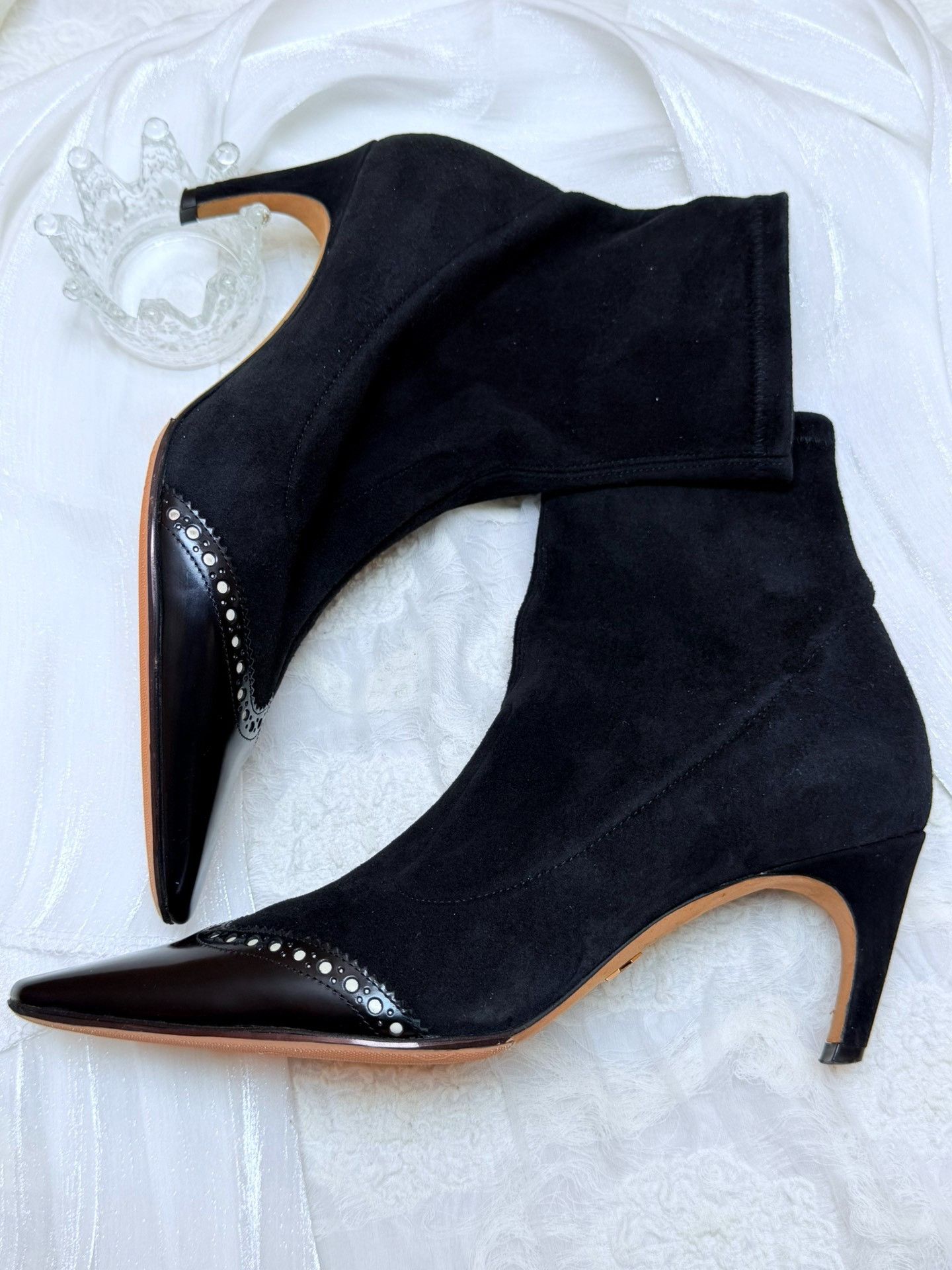 Dior Dior Suede Black Boots us_7 Women Size US 7 / IT 37 - 2 Thumbnail