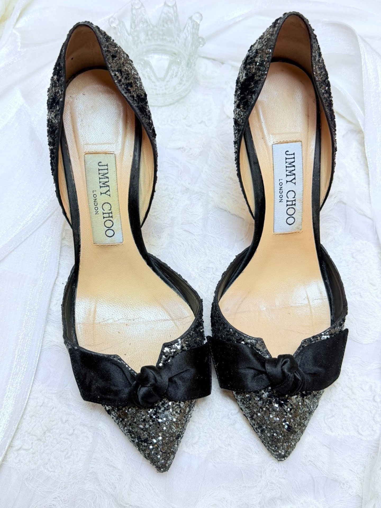 Jimmy Choo Jimmy Choo Black Lowtop Sneakers us_5-5 Women Size US 5.5 / IT 35.5 - 2 Thumbnail