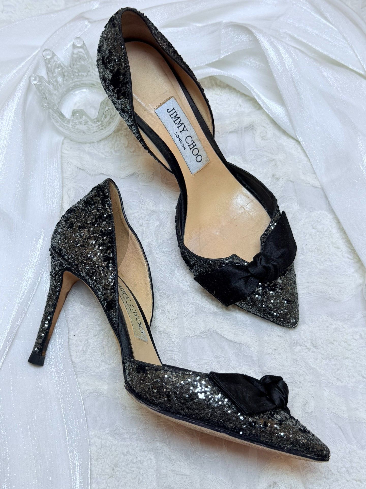 Jimmy Choo Jimmy Choo Black Lowtop Sneakers us_5-5 Women Size US 5.5 / IT 35.5 - 4 Thumbnail