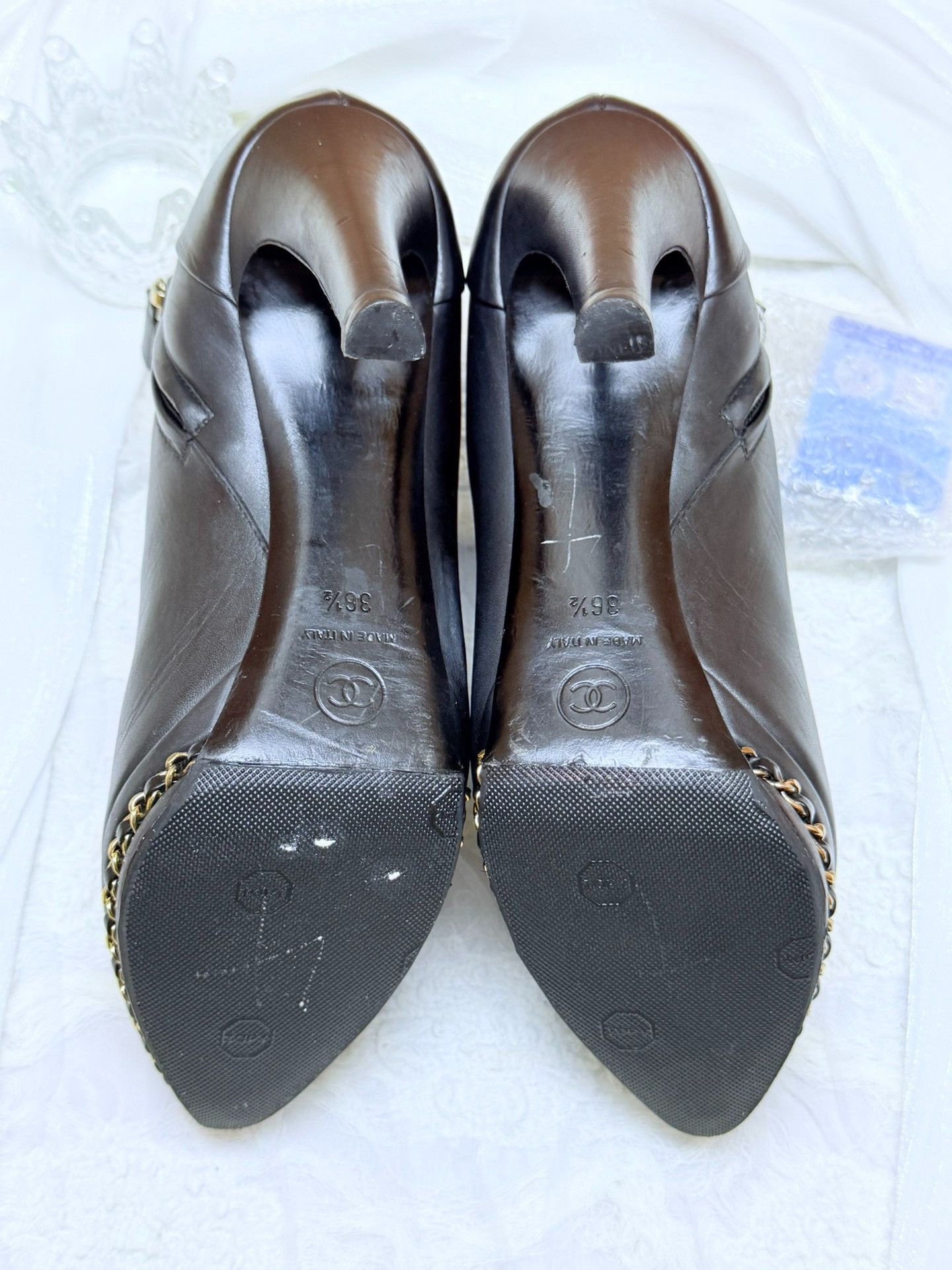 Chanel Chanel Leather Black Boots us_6-5 Women Size US 6.5 / IT 36.5 - 6 Thumbnail
