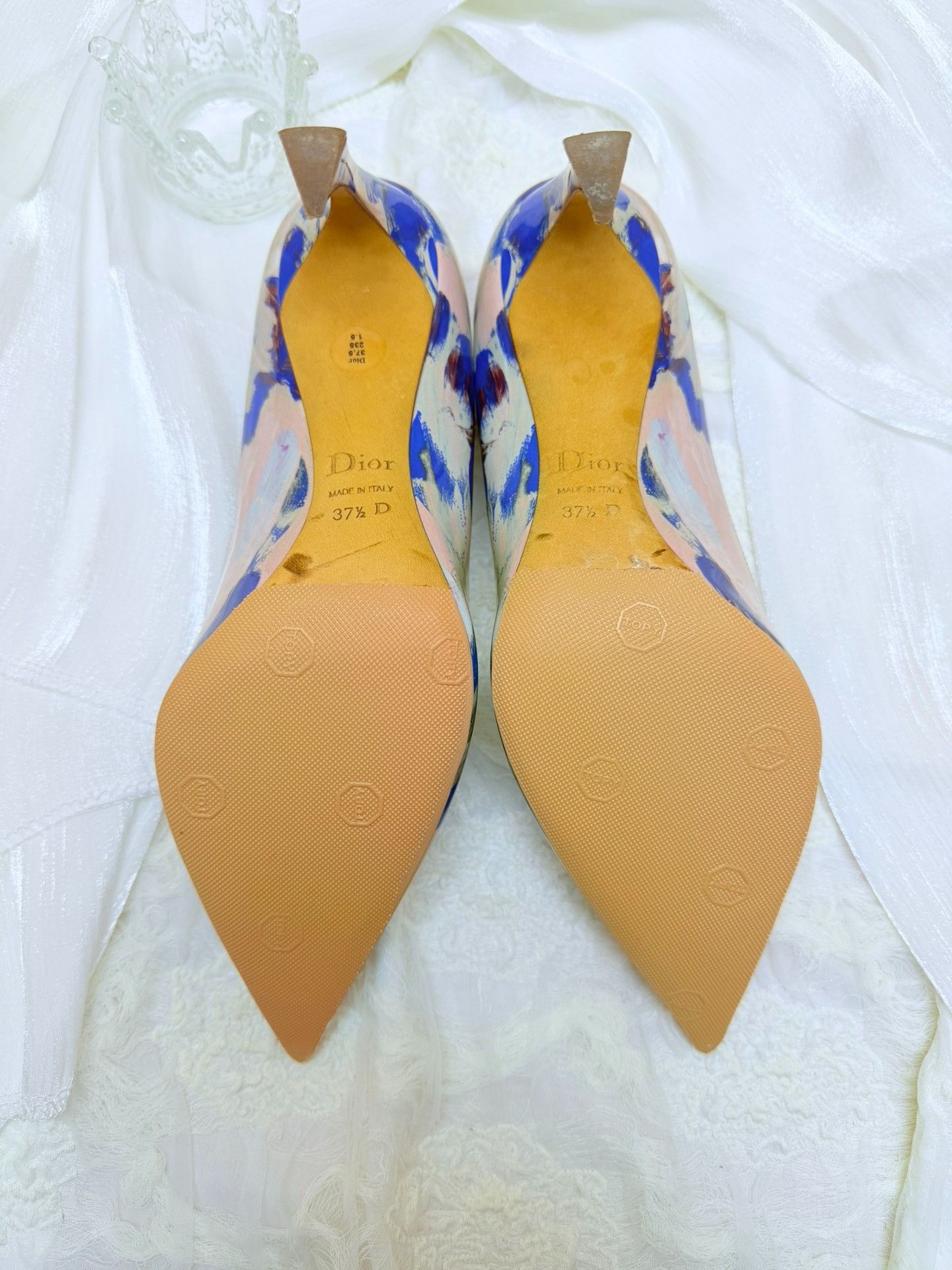 Dior Dior Patent Printed Lowtop Sneakers us_7-5 Women Size US 7.5 / IT 37.5 - 5 Thumbnail