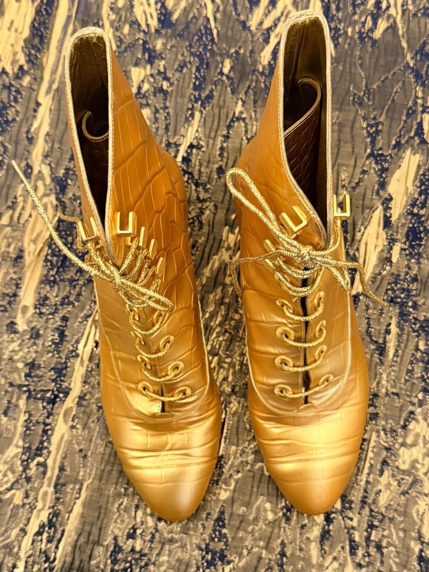 Chanel Chanel Gold Boots us_7-5 Women Size US 7.5 / IT 37.5 - 3 Thumbnail
