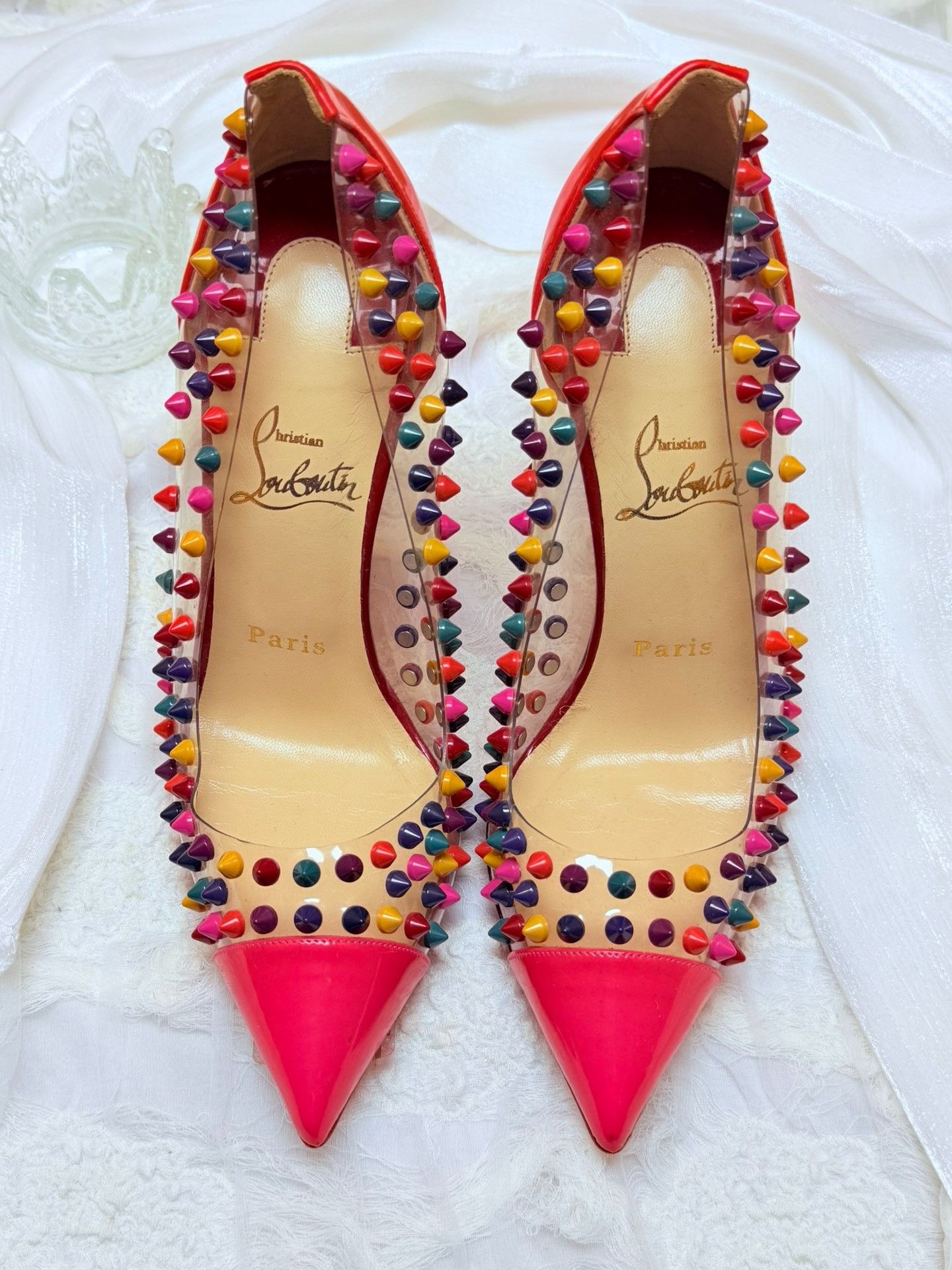 Christian Louboutin Christian Louboutin Red Lowtop Sneakers us_8 Women Size US 8 / IT 38 - 3 Thumbnail
