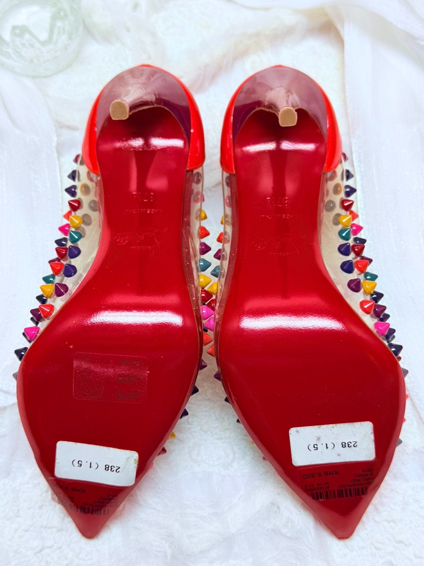 Christian Louboutin Christian Louboutin Red Lowtop Sneakers us_8 Women Size US 8 / IT 38 - 4 Thumbnail