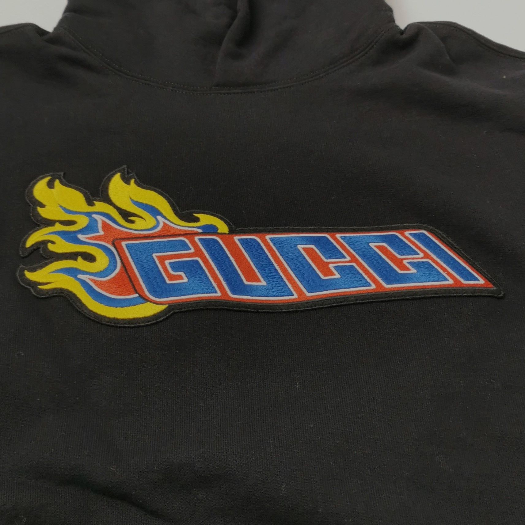 Gucci Gucci Flame Logo Patch Hoodie US XS Size US XS / EU 42 / 0 - 3 Thumbnail