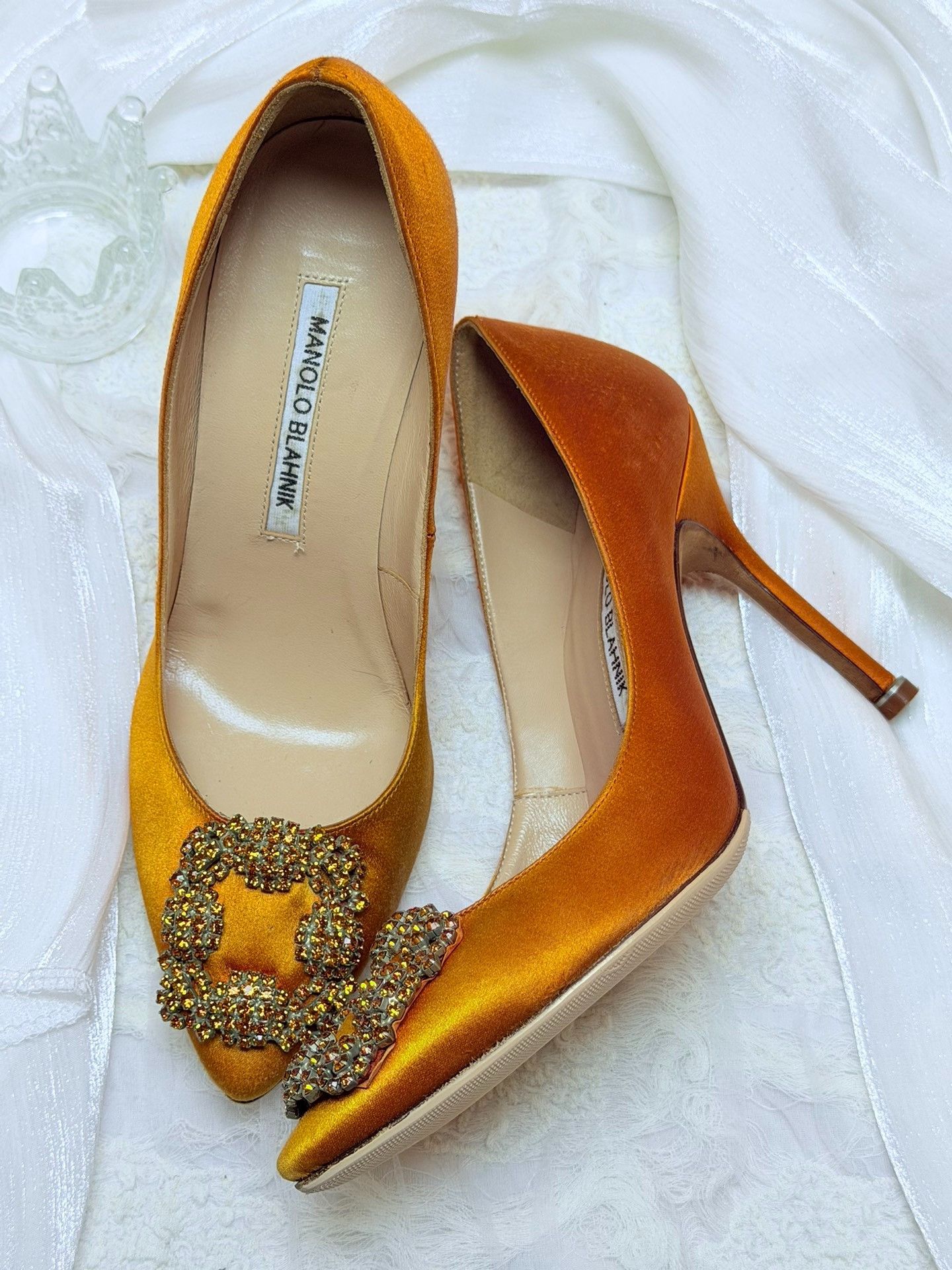 Manolo Blahnik Manolo Blahnik Yellow Lowtop Sneakers us_6-5 Women Size US 6.5 / IT 36.5 - 2 Thumbnail
