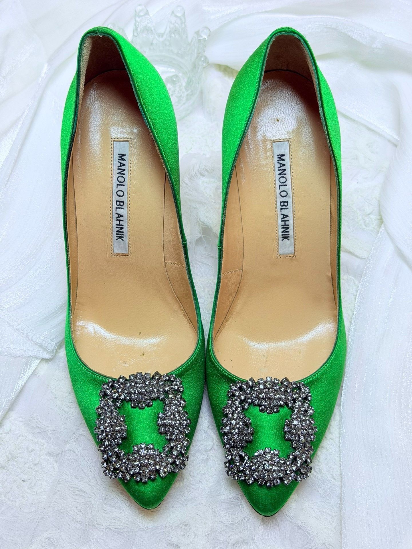 Manolo Blahnik Manolo Blahnik Green Lowtop Sneakers us_6 Women Size US 6 / IT 36 - 2 Thumbnail