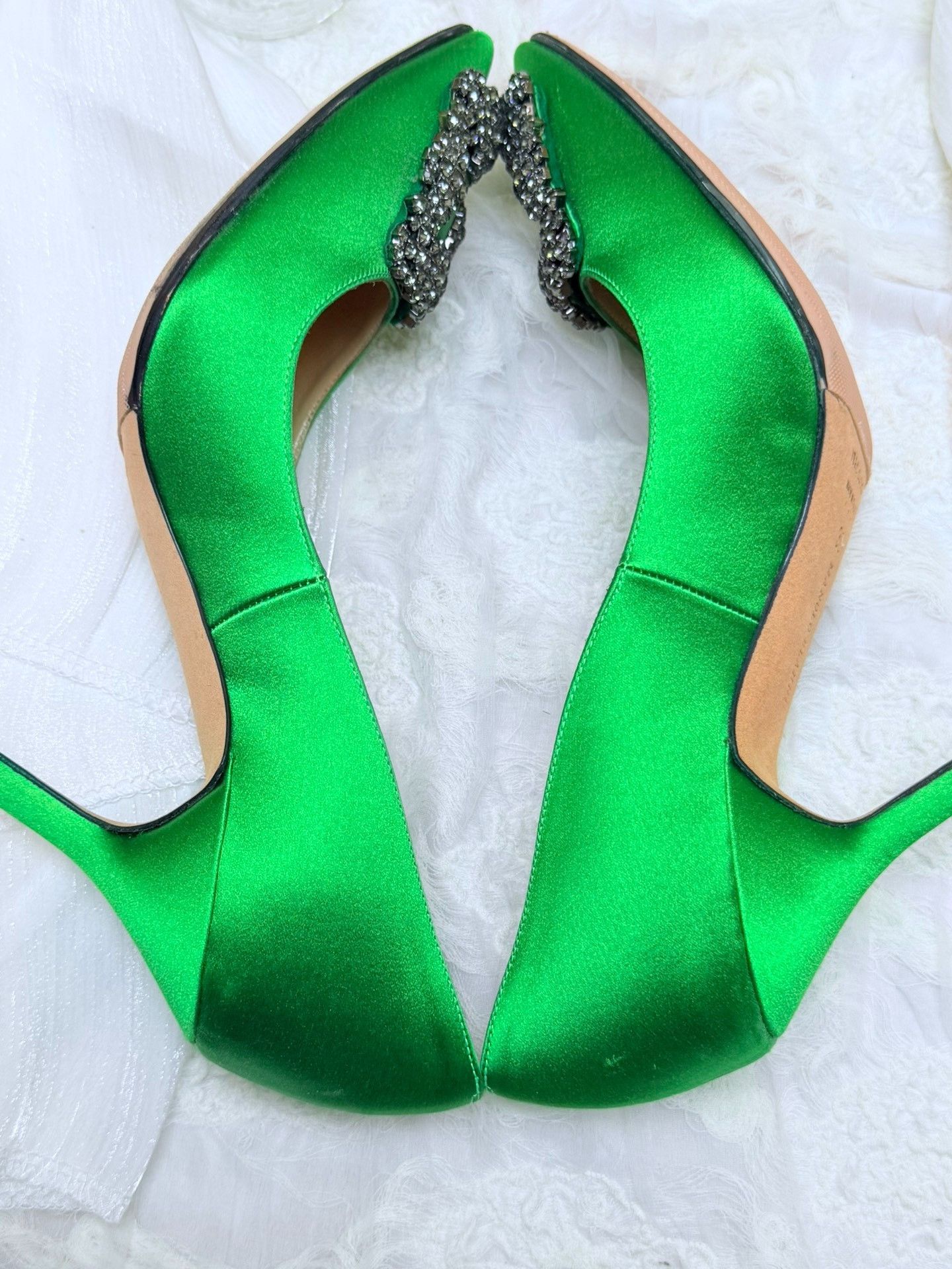 Manolo Blahnik Manolo Blahnik Green Lowtop Sneakers us_6 Women Size US 6 / IT 36 - 5 Thumbnail