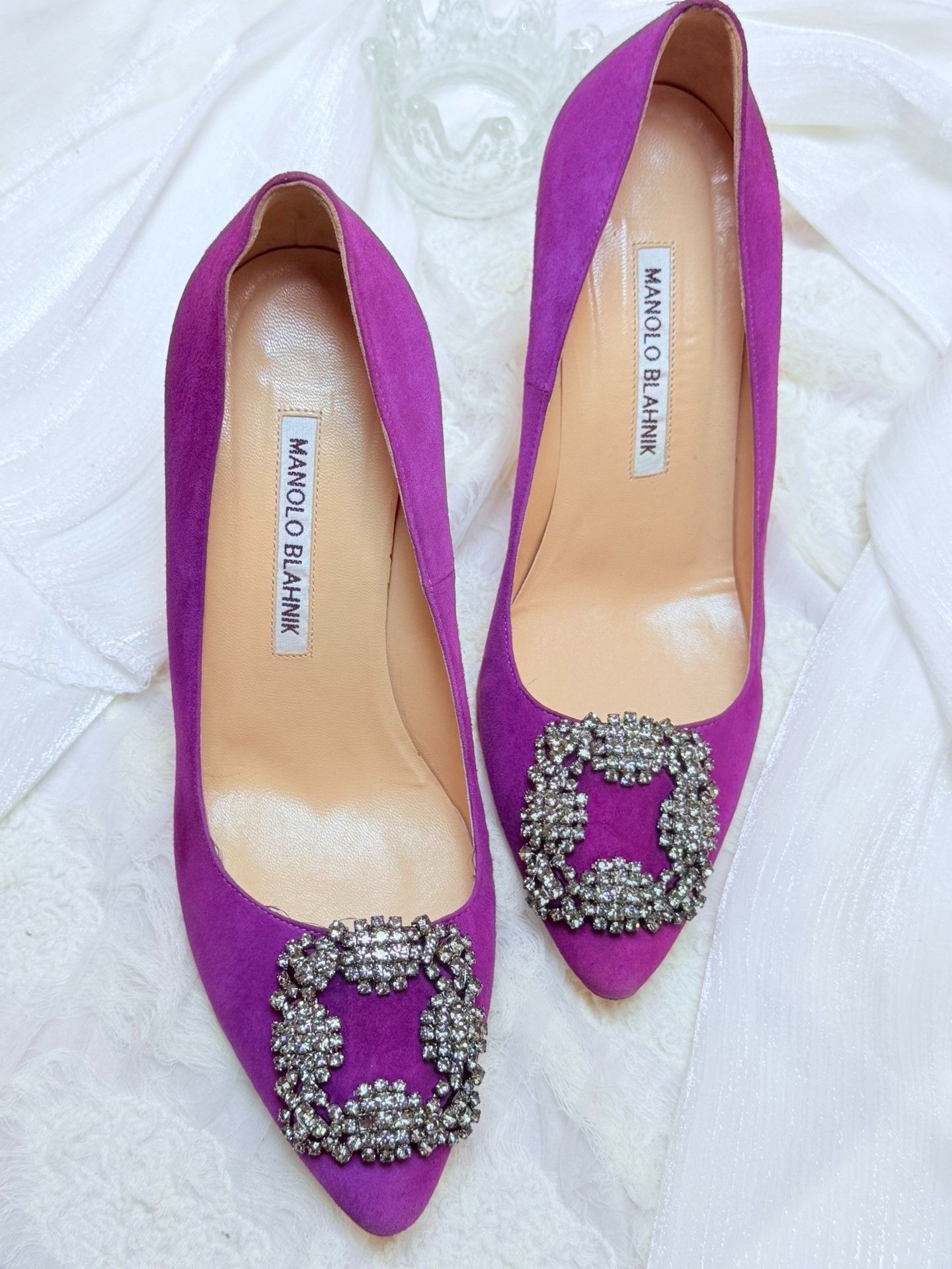 Manolo Blahnik Manolo Blahnik Purple Lowtop Sneakers us_6 Women Size US 6 / IT 36 - 2 Thumbnail
