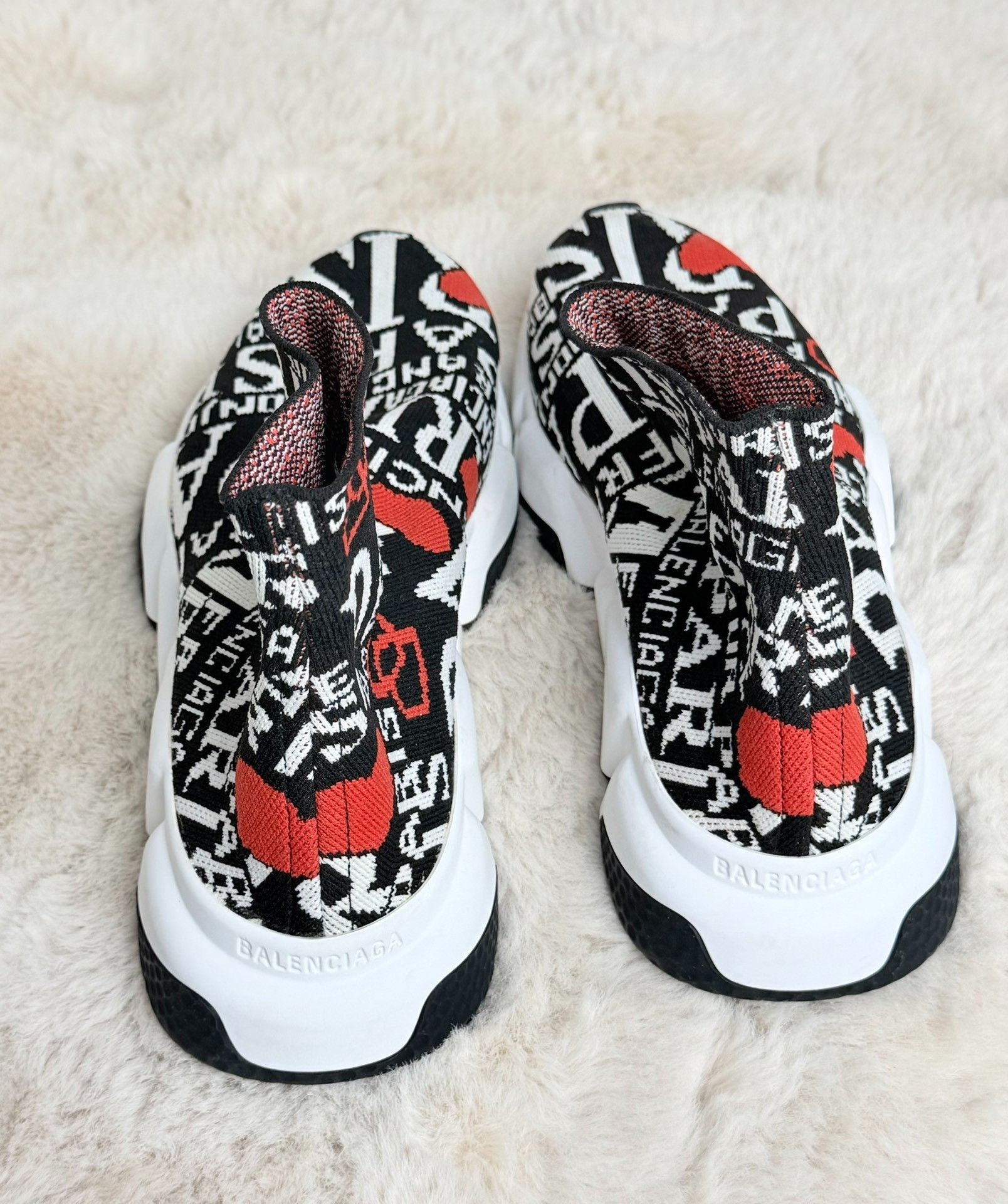 Balenciaga Balenciaga Limited Black Hitop Sneakers us_7 Women Size US 7 / IT 37 - 3 Thumbnail