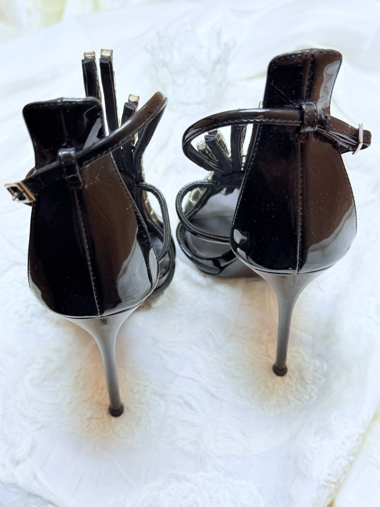 Giuseppe Zanotti Giuseppe Zanotti Patent Black Sandals us_5 Women Size US 5 / IT 35 - 4 Thumbnail