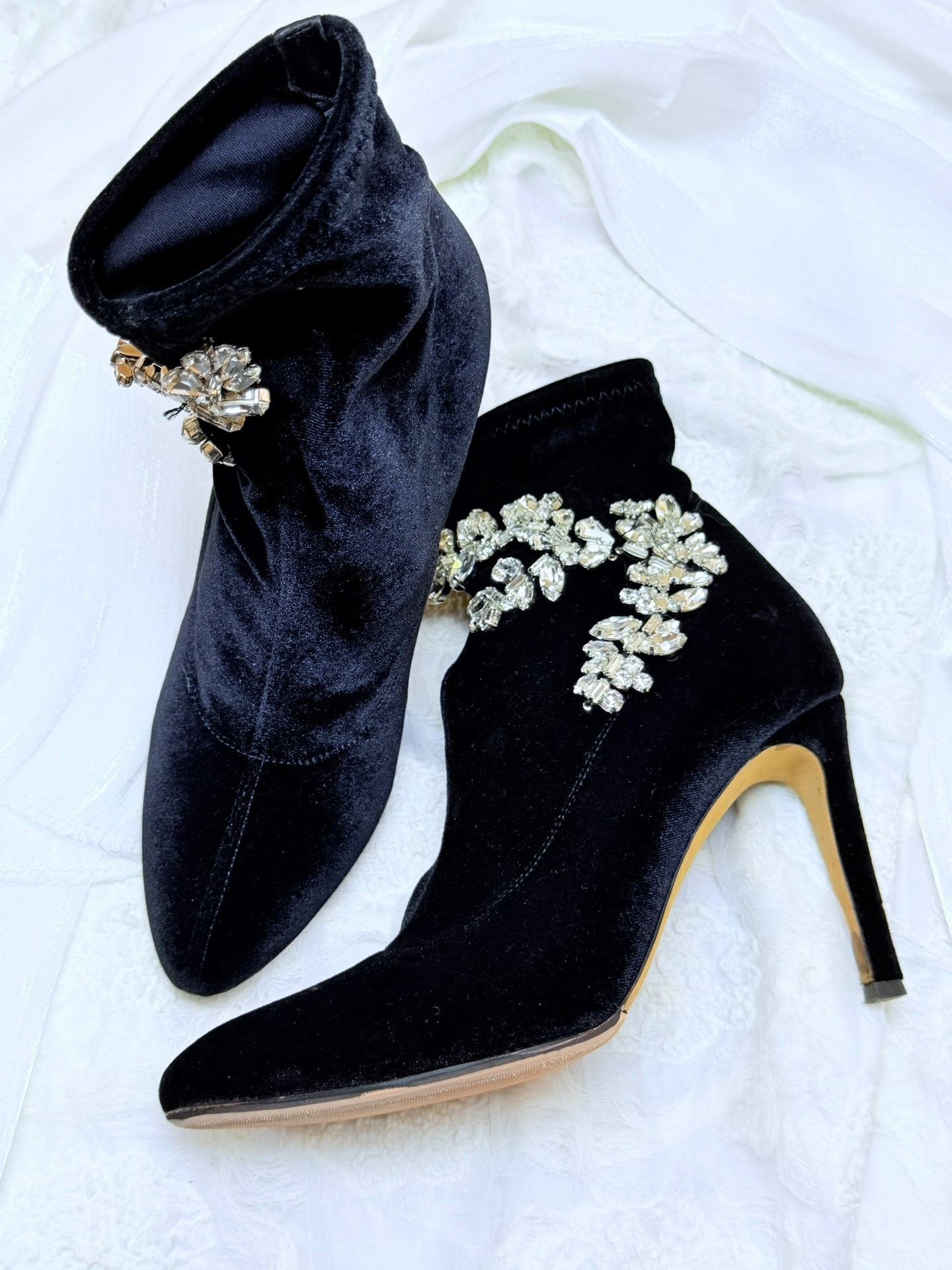 Giuseppe Zanotti Giuseppe Zanotti Velvet Boots us_5-5 Women Size US 5.5 / IT 35.5 - 2 Thumbnail