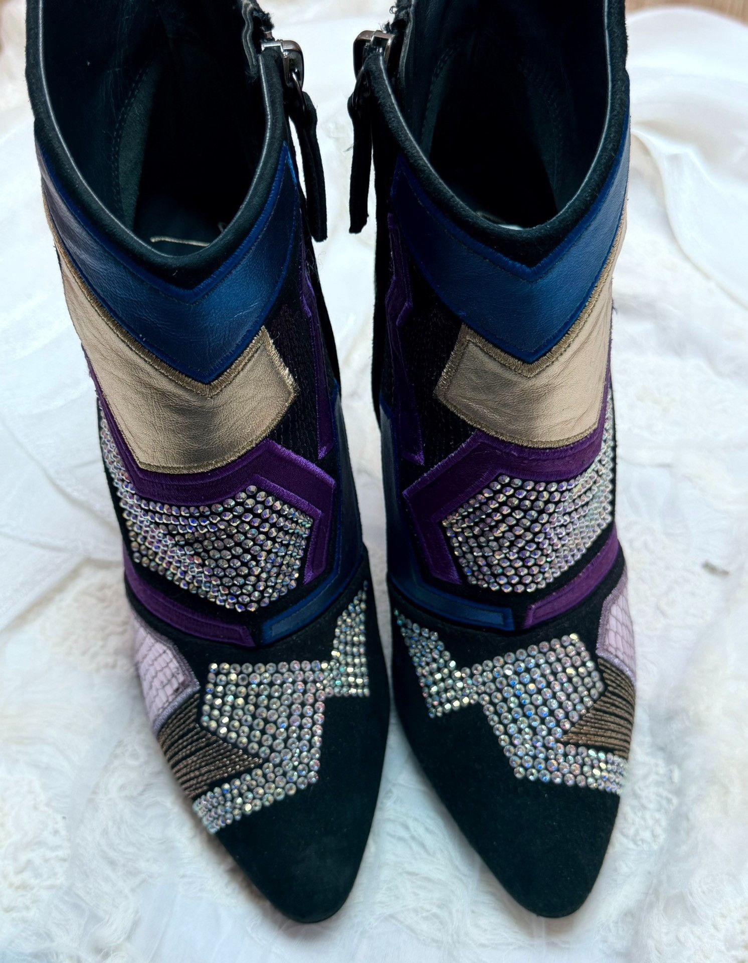 Giuseppe Zanotti Giuseppe Zanotti Patchwork Boots us_5 Women Size US 5 / IT 35 - 3 Thumbnail