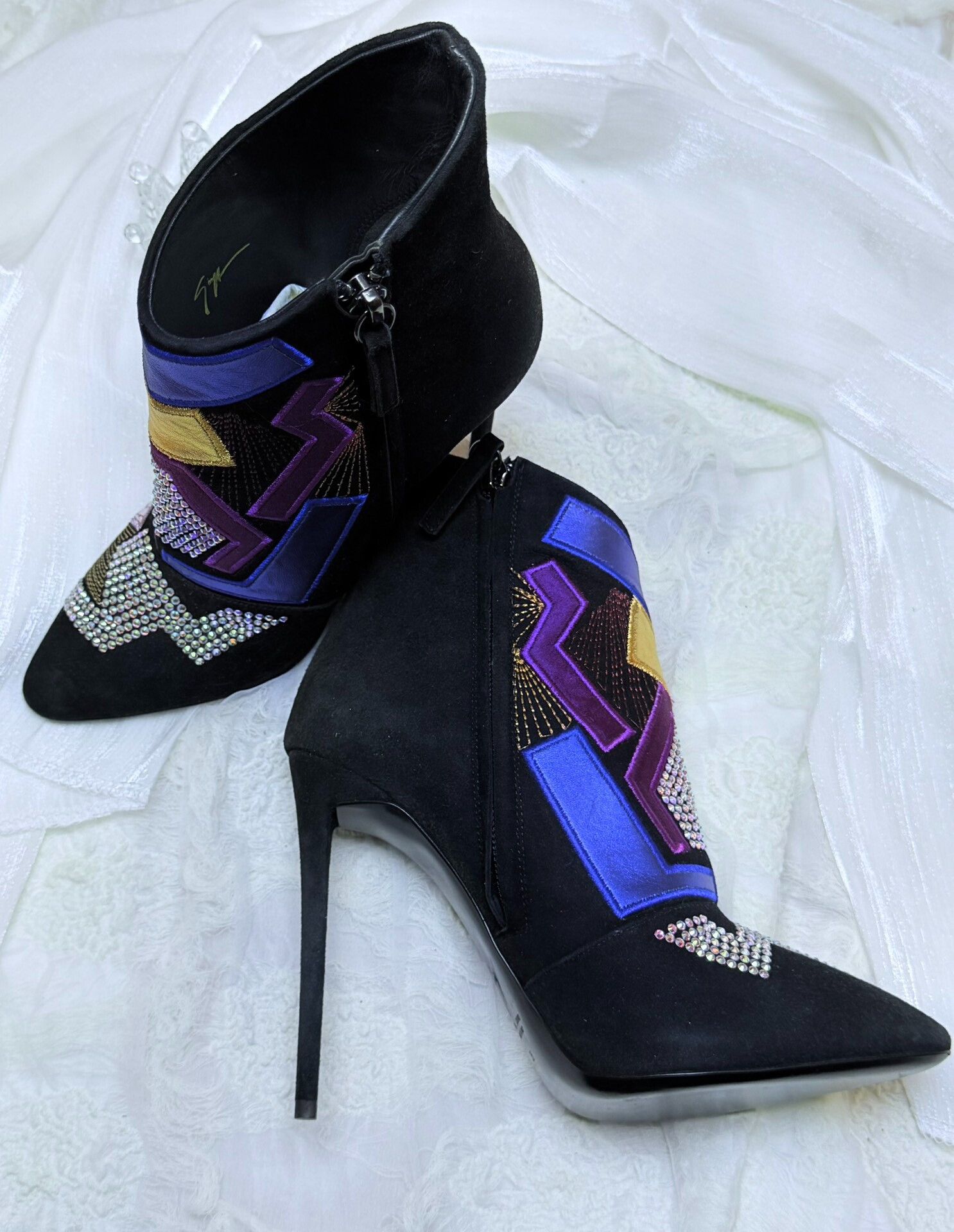Giuseppe Zanotti Giuseppe Zanotti Patchwork Boots us_5 Women Size US 5 / IT 35 - 4 Thumbnail
